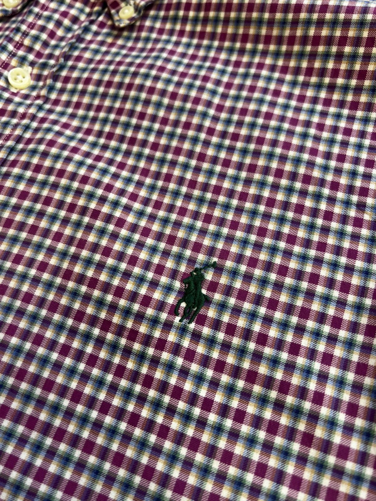 Ralph Lauren Ralph Lauren Classic Fit Plaid Shirt XL Purple Blue Green Size US XL / EU 56 / 4 - 5 Thumbnail