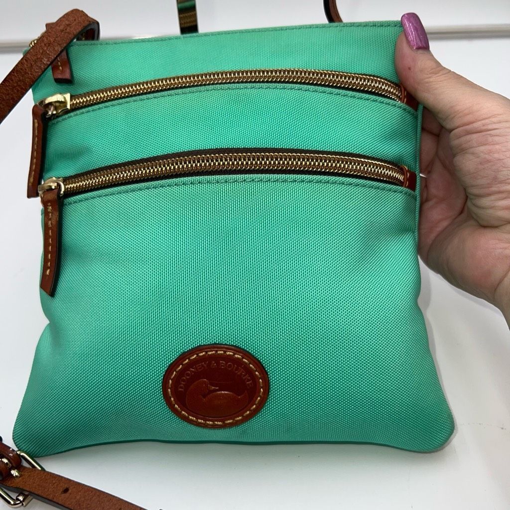 Dooney & Bourke Dooney & Bourke Canvas Three Zipper Crossbody Bag Size ONE SIZE - 2 Thumbnail