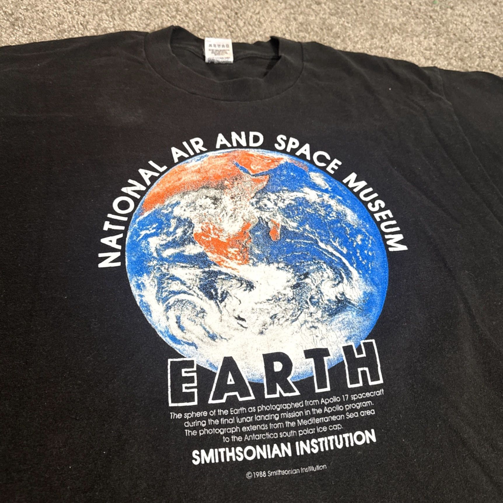 Fruit Of The Loom VINTAGE Smithsonian Air & Space Museum 1993 Clinton Gore Inaugural Ball T-Shirt XL Men Black Space Fruit of the Loom Size US XL / EU 56 / 4 - 3 Thumbnail