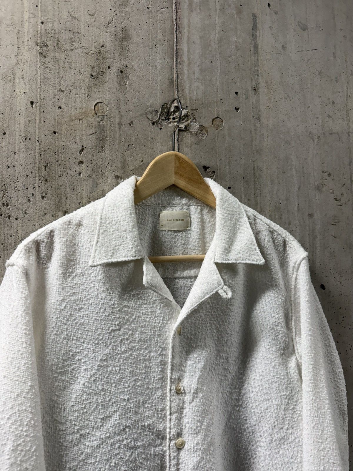 Aime Leon Dore Aime Leon Dore Nubby Camp Collar Button Up Shirt Size US S / EU 44-46 / 1 - 2 Thumbnail