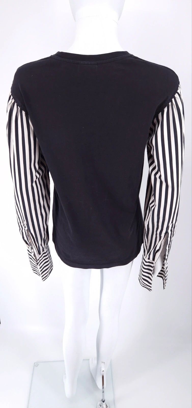 Dries Van Noten Unisex Statement Sleeve Cotton Top Size US XS / EU 42 / 0 - 6 Thumbnail
