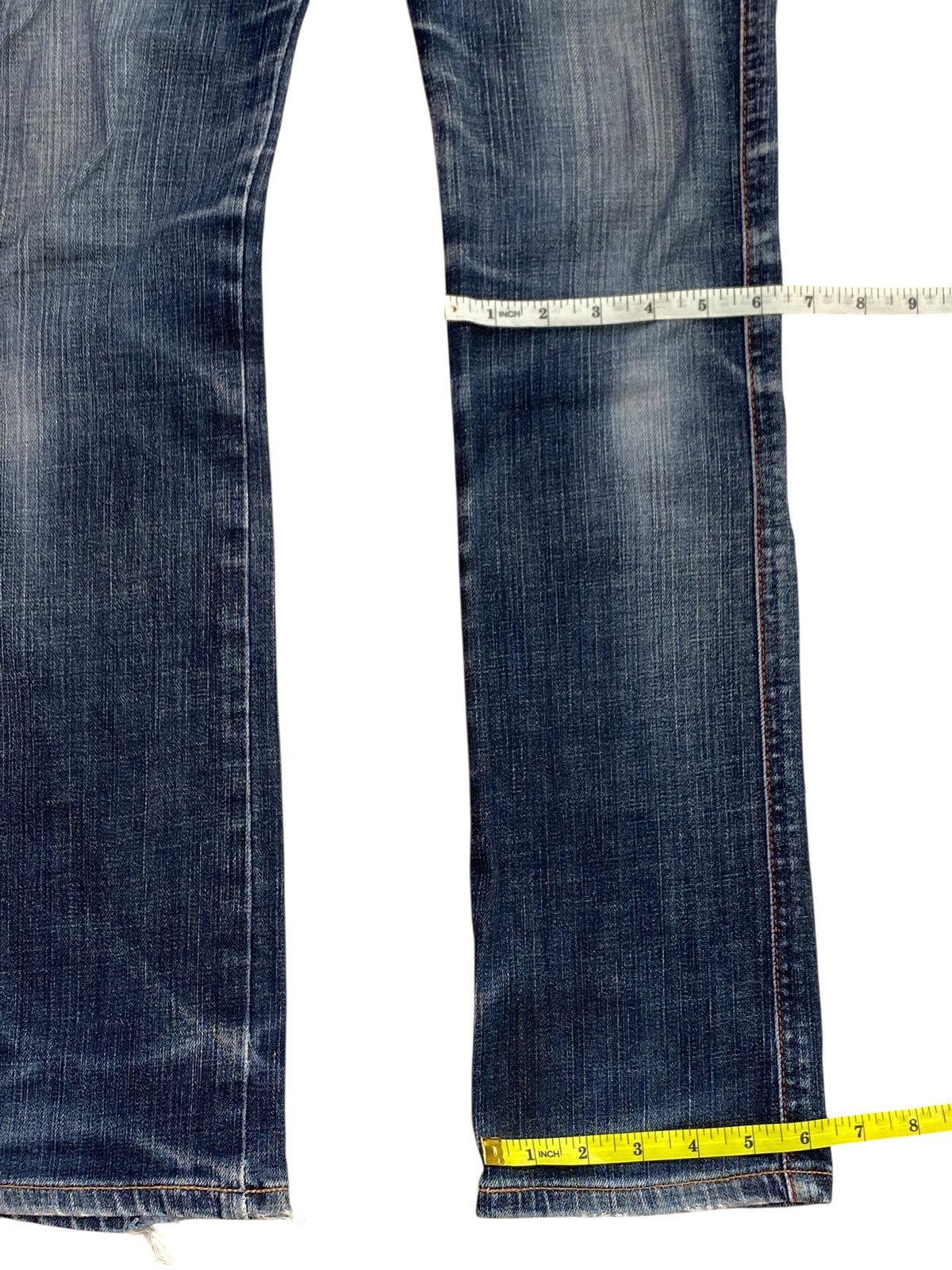 Edwin Edwin Whiskers Faded Wash Style Loose Jeans Size US 30 / EU 46 - 12 Thumbnail