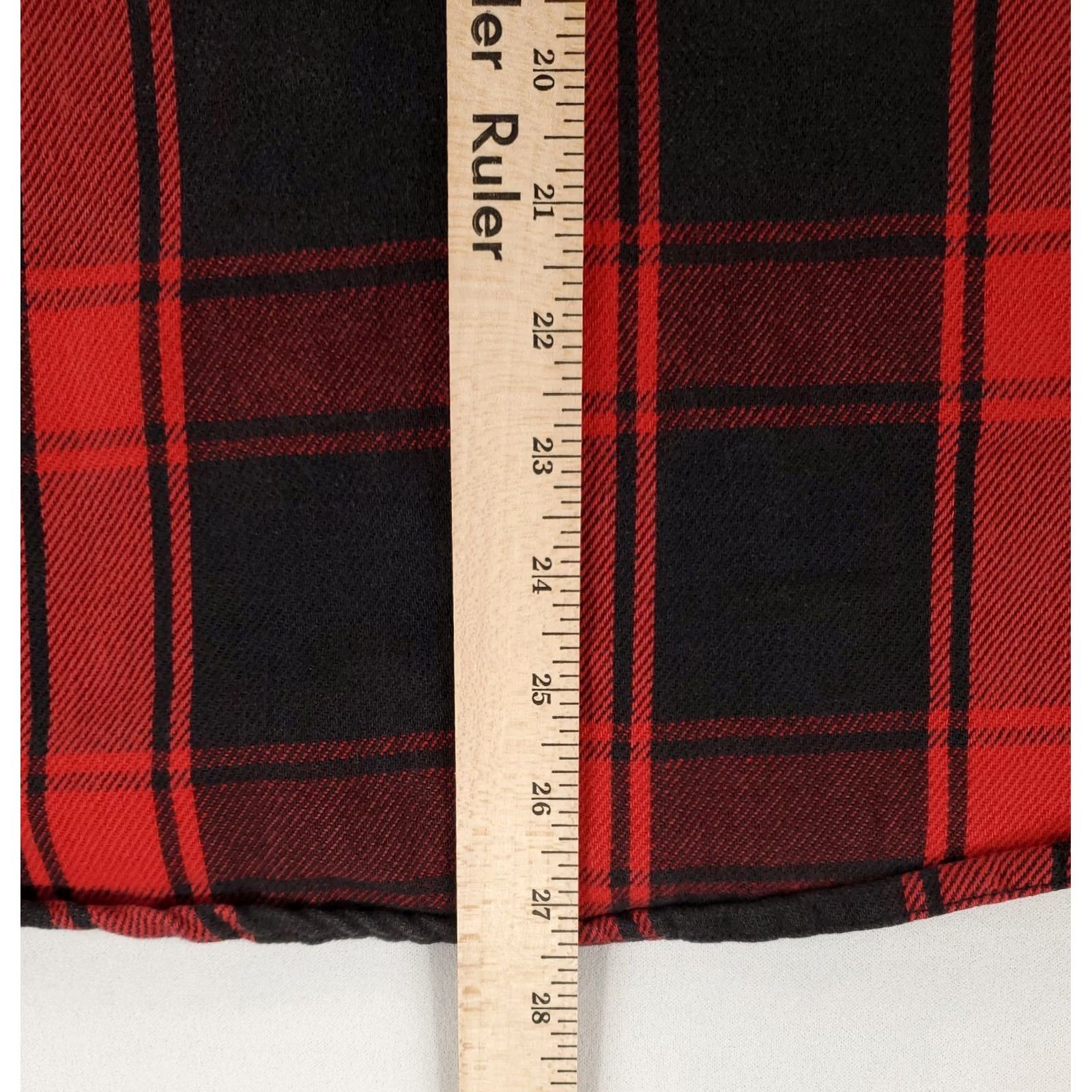 Vintage VINTAGE Five Brothers Shirt Plaid Flannel Red Black Made USA Mens L 16-16.5 Long Sleeve Mens Size US L / EU 52-54 / 3 - 5 Thumbnail