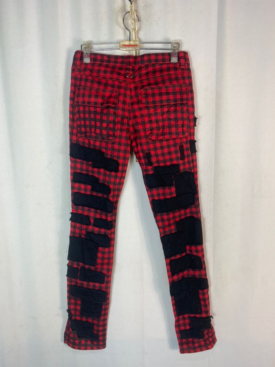Japanese Brand × Seditionaries Best price 🔥Jury black patchwork distressed pants Size US 29 - 13 Thumbnail