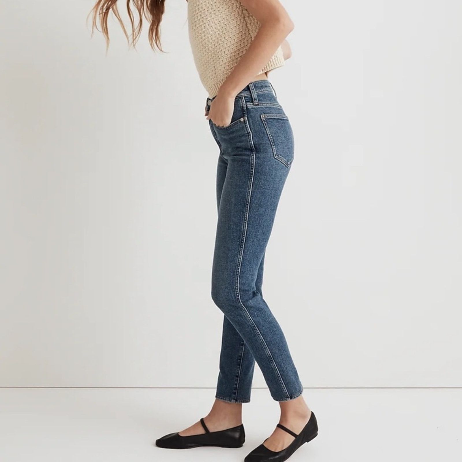 Madewell Madewell $138 Stovepipe Stretch High Rise Jeans 26”EUC Size 26" / US 2 / IT 38 - 12 Thumbnail