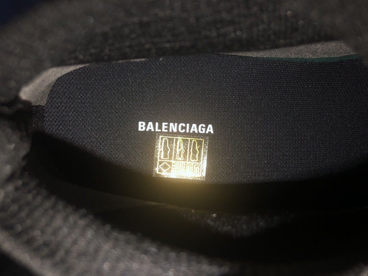 Balenciaga Balenciaga Black Speed All Over Logo Trainer Sneakers Size US 14 / EU 47 - 4 Thumbnail