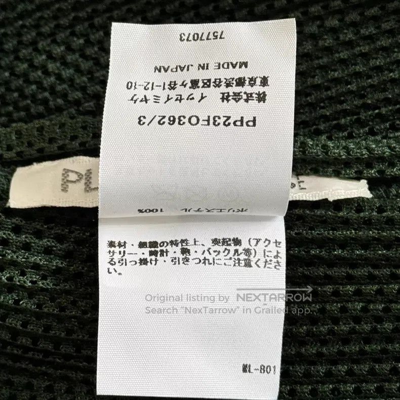 Issey Miyake Issey Miyake Green Long-Sleeve Top Size L / US 10 / IT 46 - 4 Thumbnail