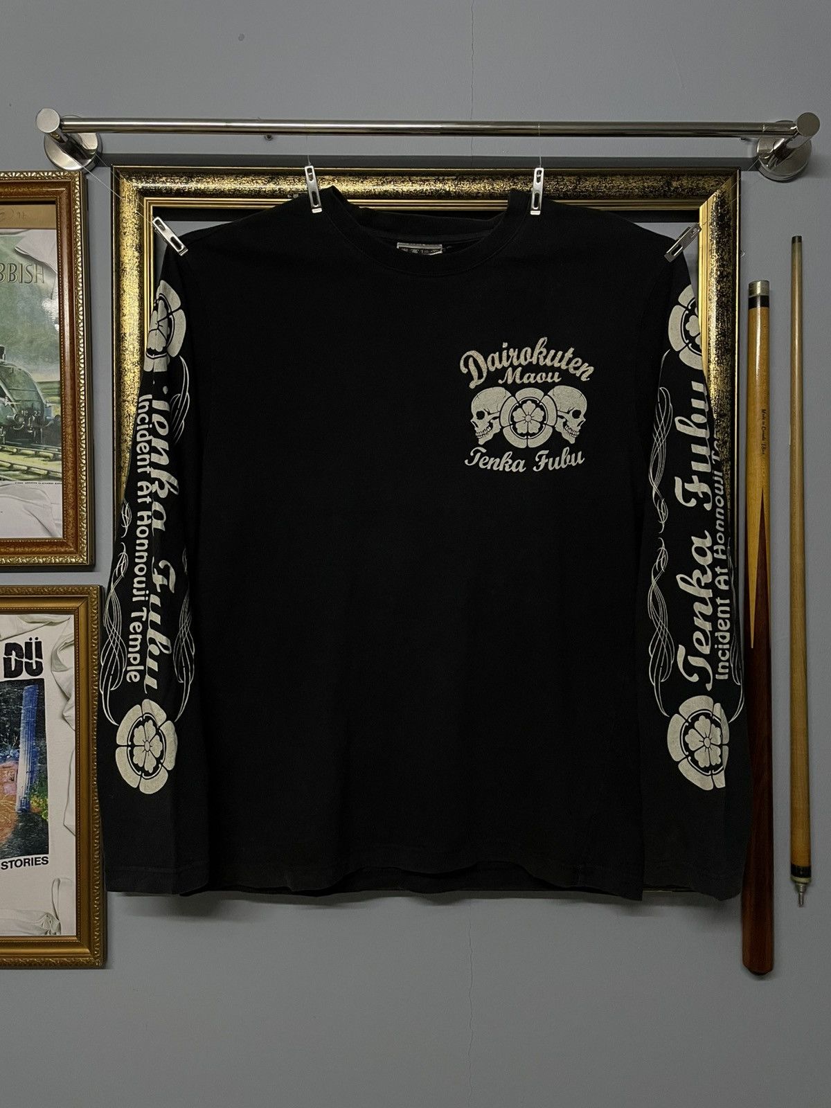 Beauty Beast Vintage Og Designer Japan Infinity Sukajan Skull Longsleeve Size US M / EU 48-50 / 2 - 8 Thumbnail