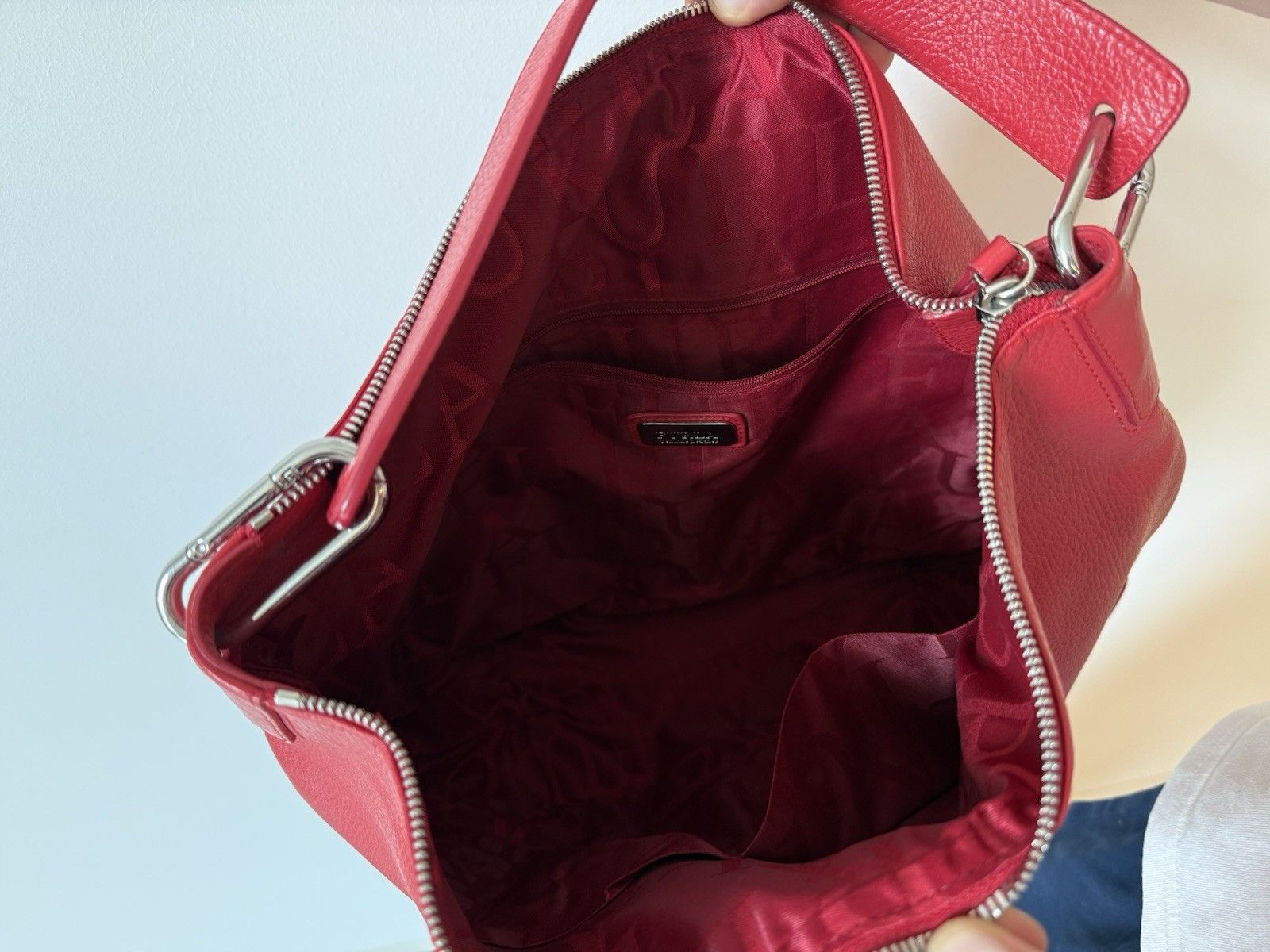 Furla Furla red leather Hobo bag Size ONE SIZE - 11 Thumbnail