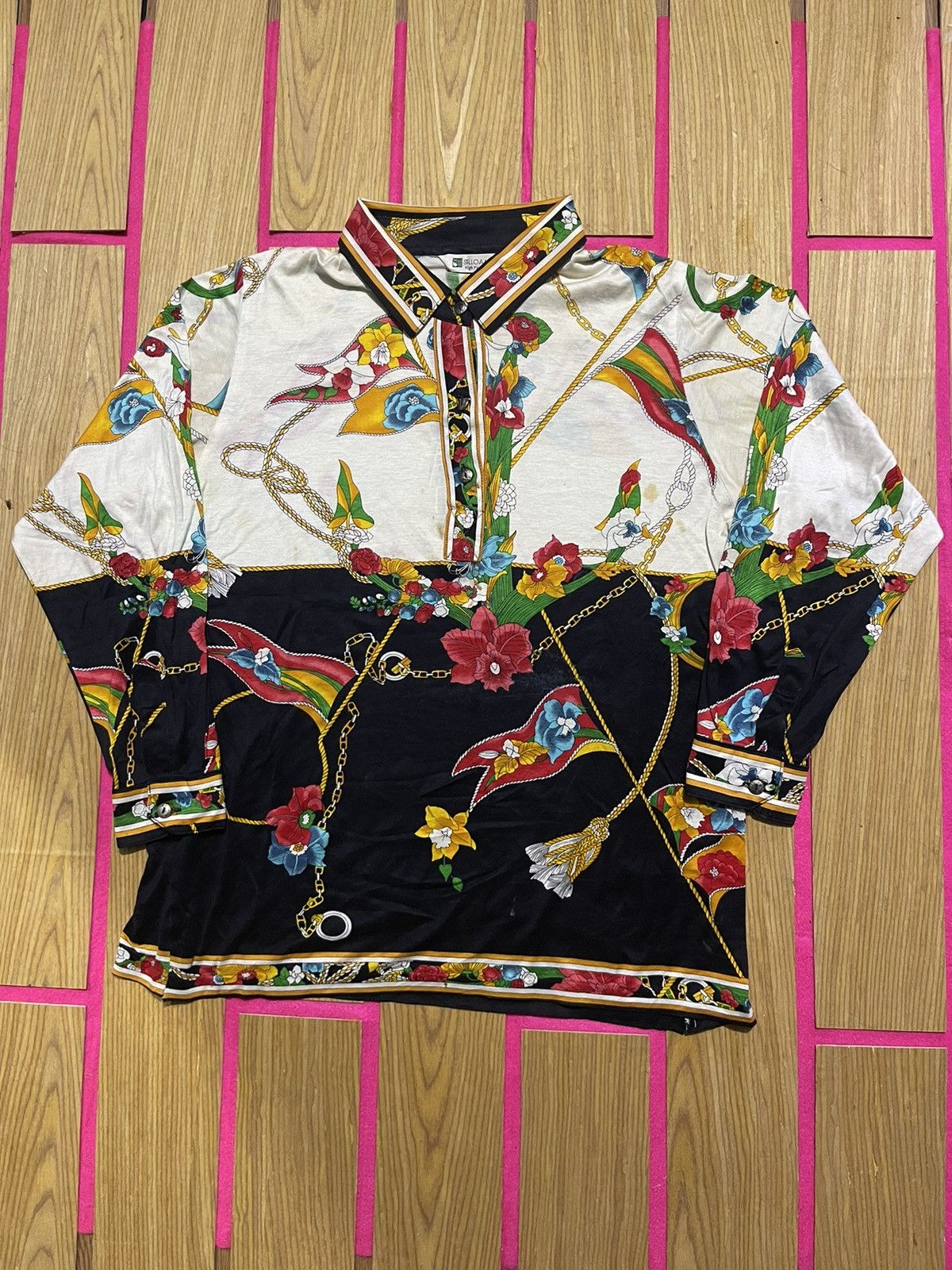 If Six Was Nine Y2K SILLOAM long sleeve tshirt color full designer Size US M / EU 48-50 / 2 - 1 Thumbnail