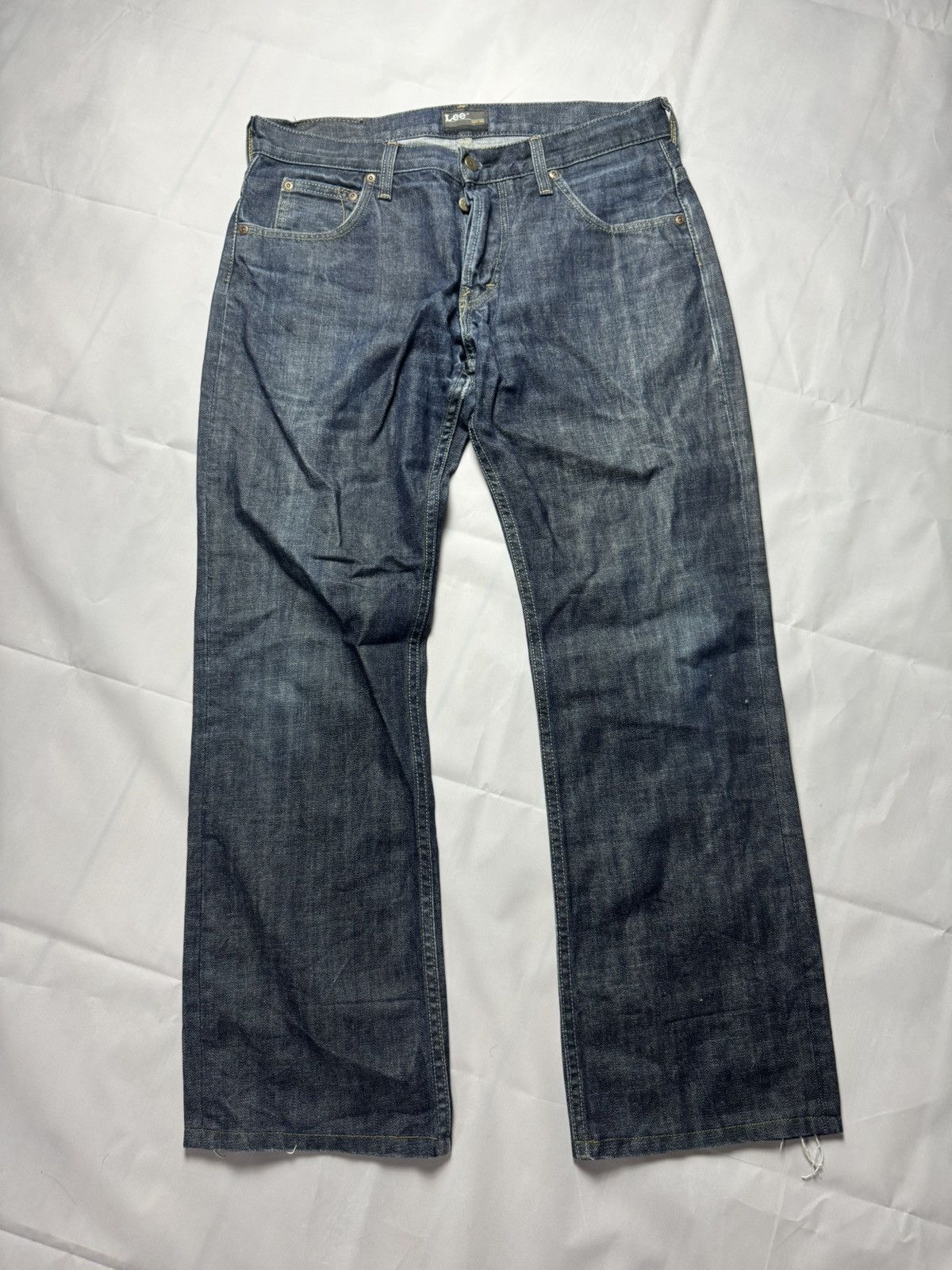 Lee Lee Vintage Straight Leg Jeans | 31 | Dark Wash Size US 31 - 1 Thumbnail