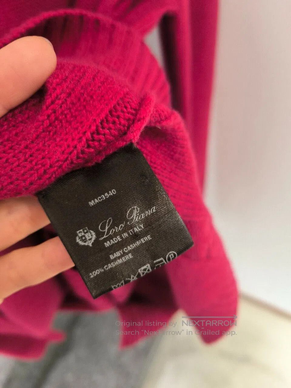Loro Piana Loro Piana Pink Cashmere Sweater. Size US S / EU 44-46 / 1 - 5 Thumbnail