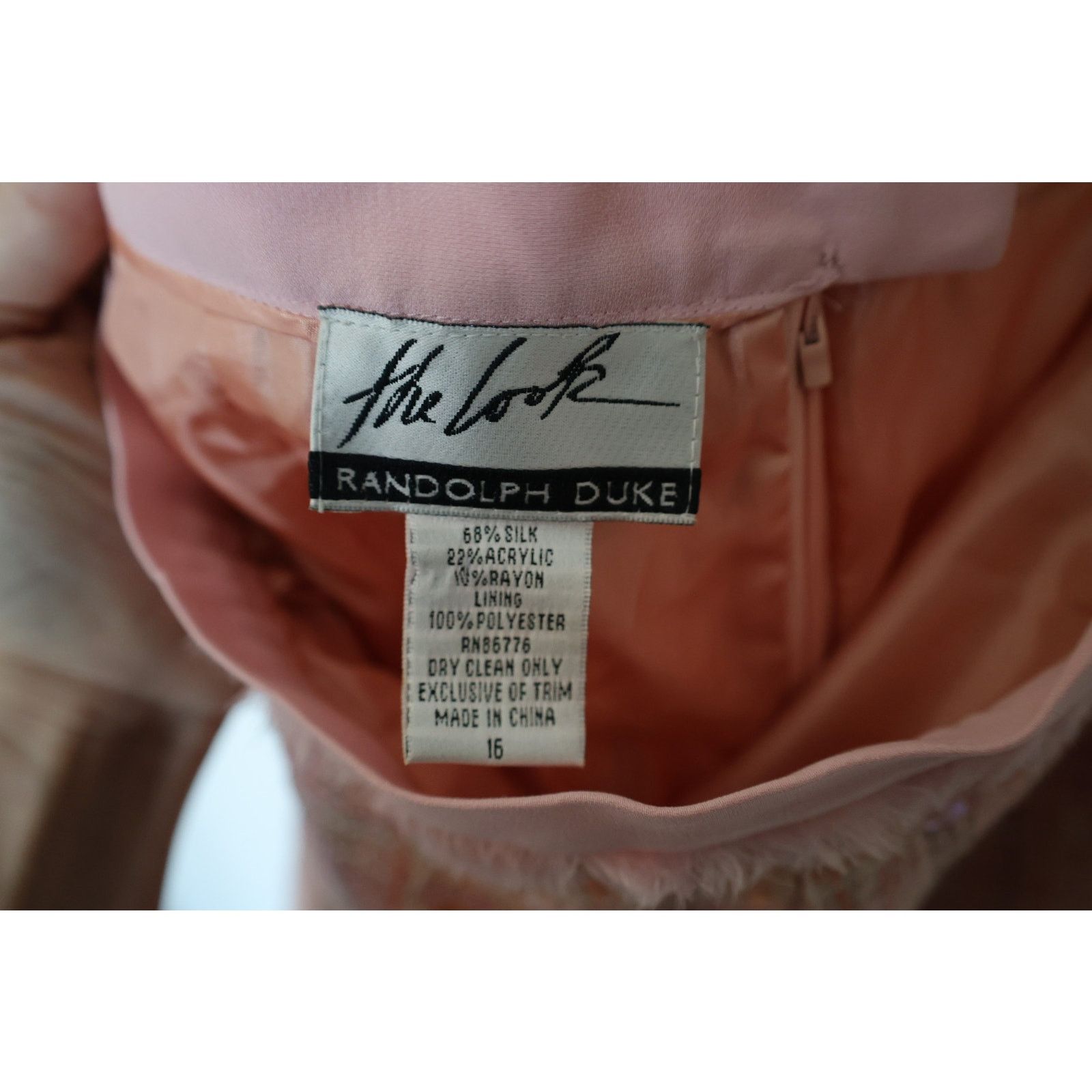 Other Randolph Duke Pencil Skirt - Size 16 - Pink - EUC Size 38" / US 16 / IT 52 - 5 Thumbnail