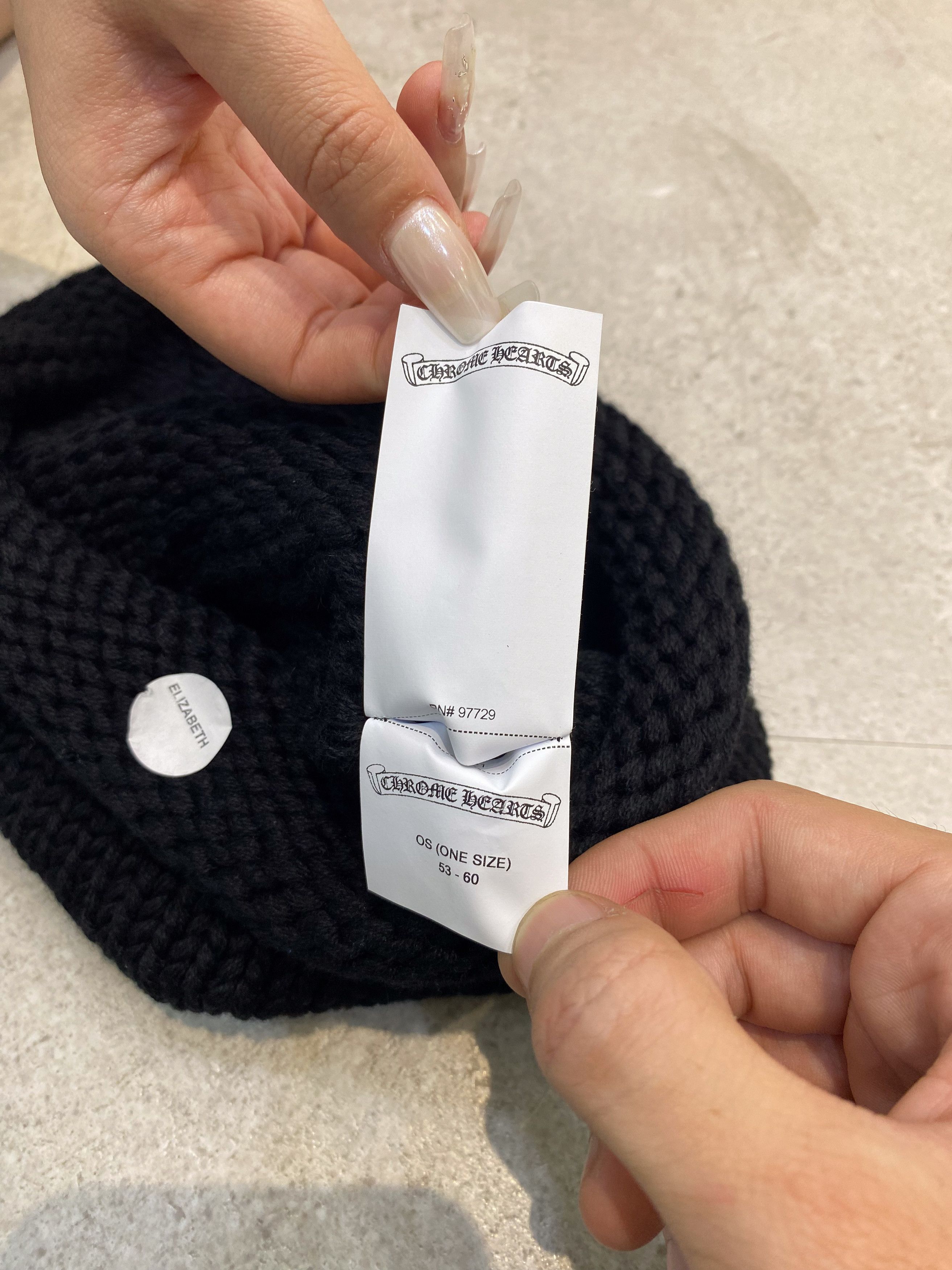 Chrome Hearts CHROME HEARTS Cash Leather Cross Cashmere Beanie Knit Hat Size ONE SIZE - 7 Thumbnail