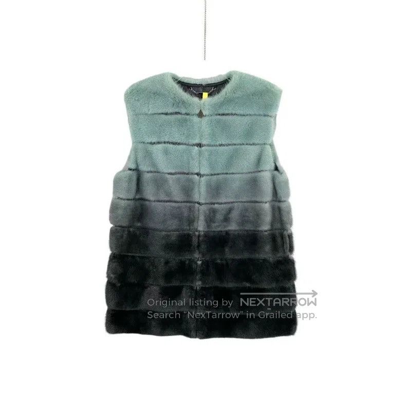 Fendi Fendi Mink Fur Gradient Color Block Sleeveless Vest Size XS / US 0-2 / IT 36-38 - 1 Thumbnail