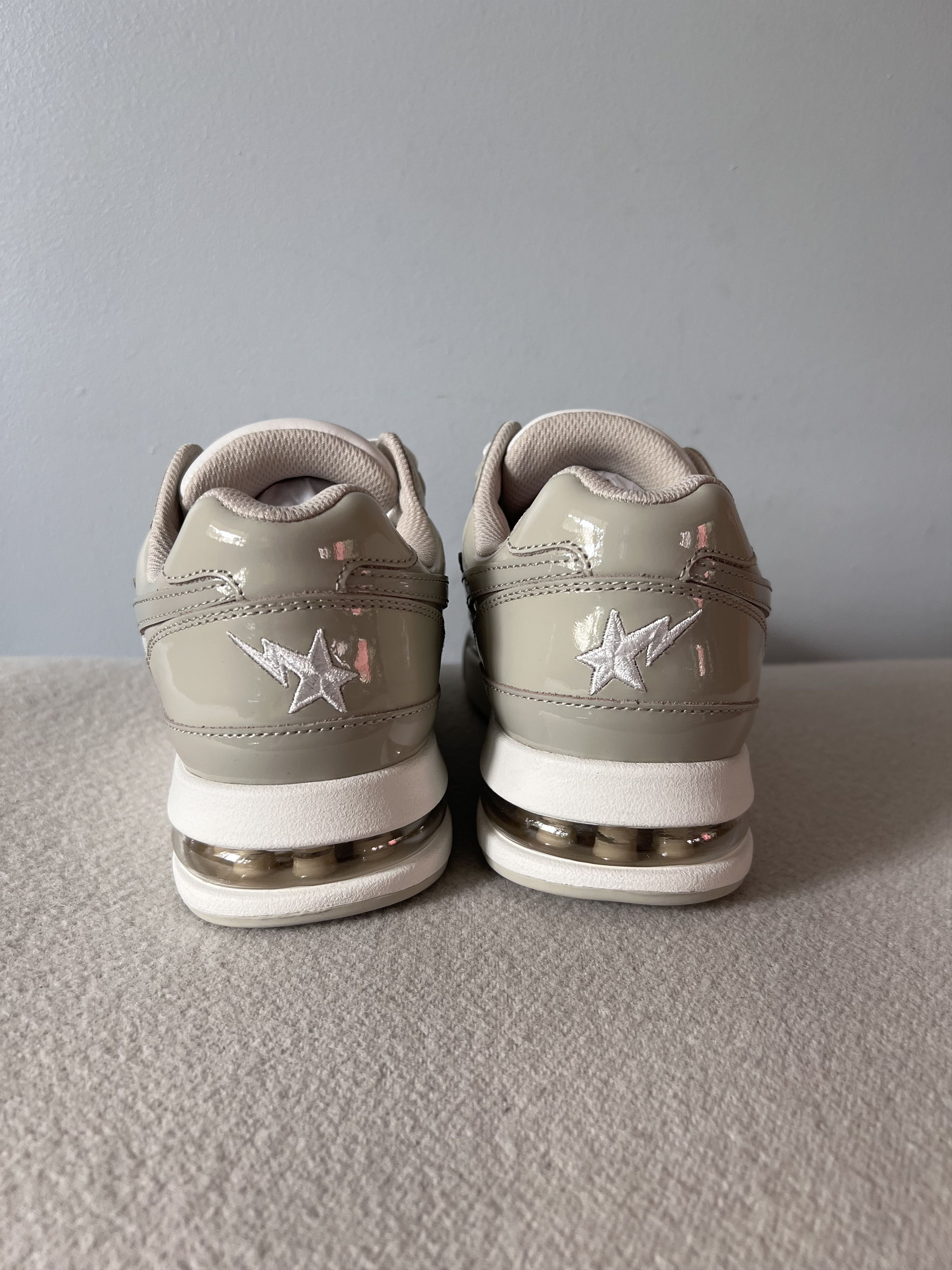 Bape Bape Road Sta Sneakers in Beige Patent Leather Size US 8.5 / EU 41-42 - 5 Thumbnail