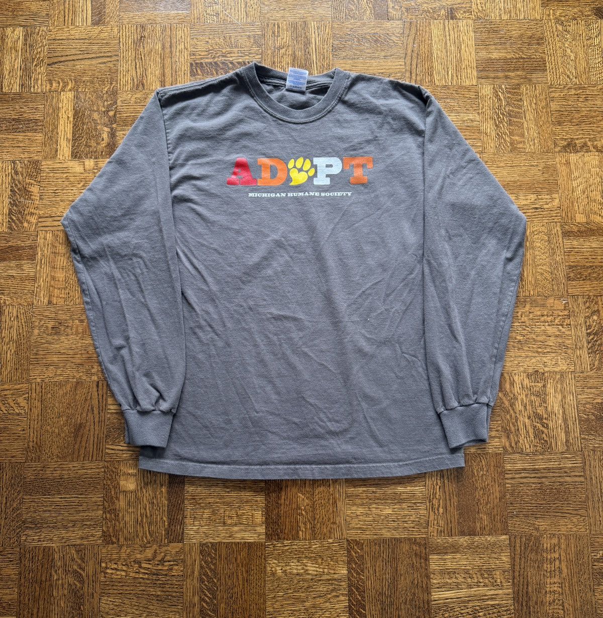 Vintage Vintage Y2K Adopt Michigan Humane Society Graphic Tee Size US M / EU 48-50 / 2 - 1 Thumbnail