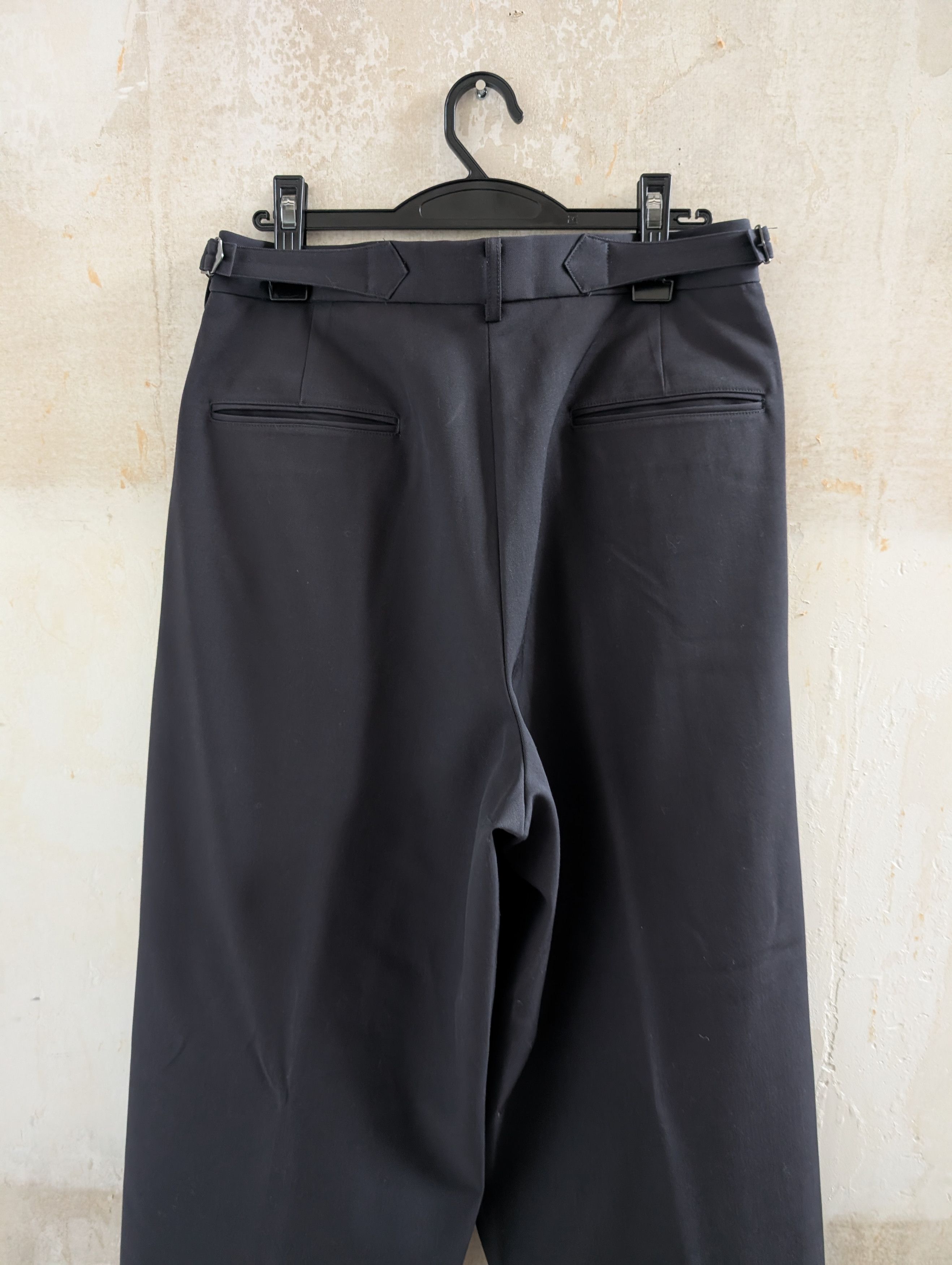Markaware 2/60 Wool Garbadine Trousers (Baggy) M. Gray Size US 31 - 7 Thumbnail