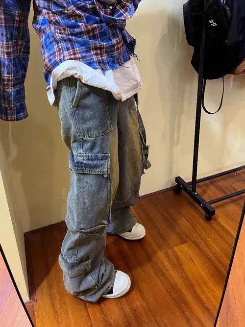 Japanese Brand Momoko x Yumi Blue High Street Vintage Casual Jeans Size US 28 / EU 44 - 8 Thumbnail