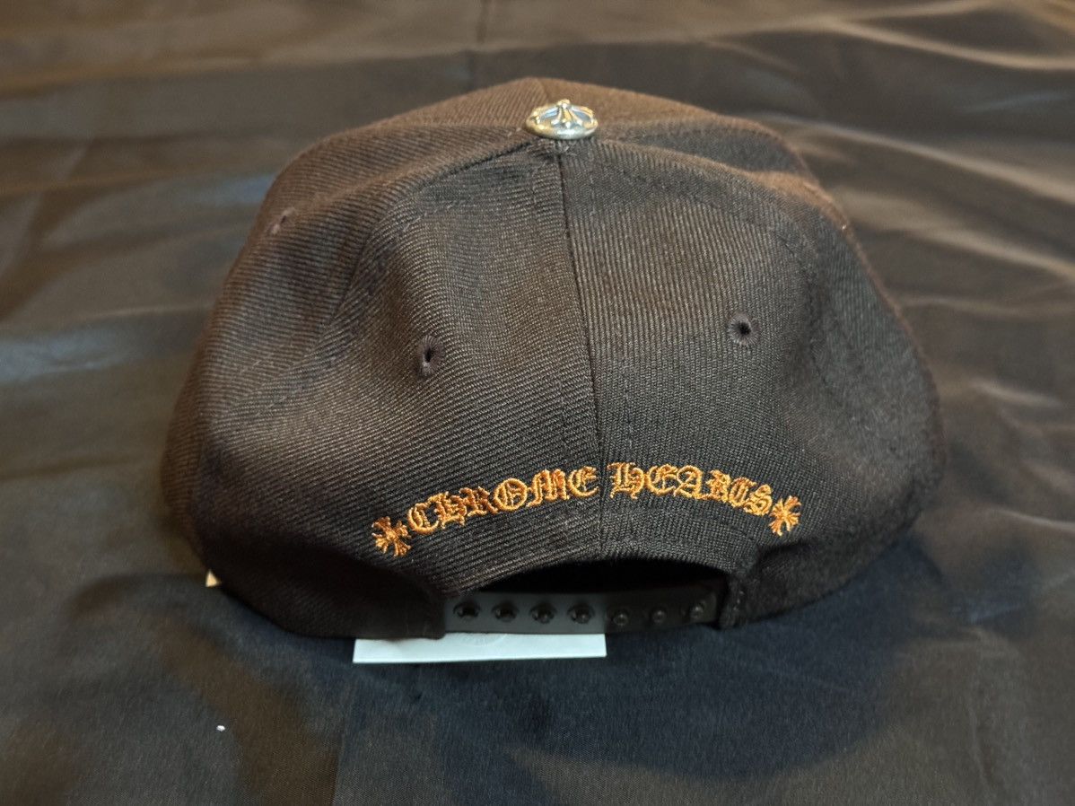 Chrome Hearts Chrome Hearts Brown/Orange CH Embroidered Baseball Hat Size ONE SIZE - 4 Thumbnail