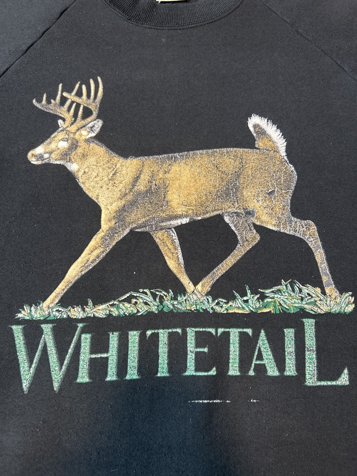 Fruit Of The Loom Vintage hunting crewneck Size US XL / EU 56 / 4 - 2 Thumbnail
