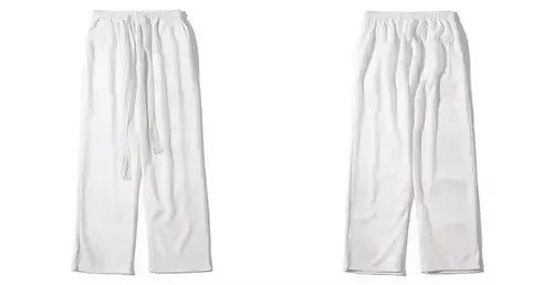 Jean 22SS Tokyo Union White Casual Straight Leg Pants Size US 33 - 2 Thumbnail