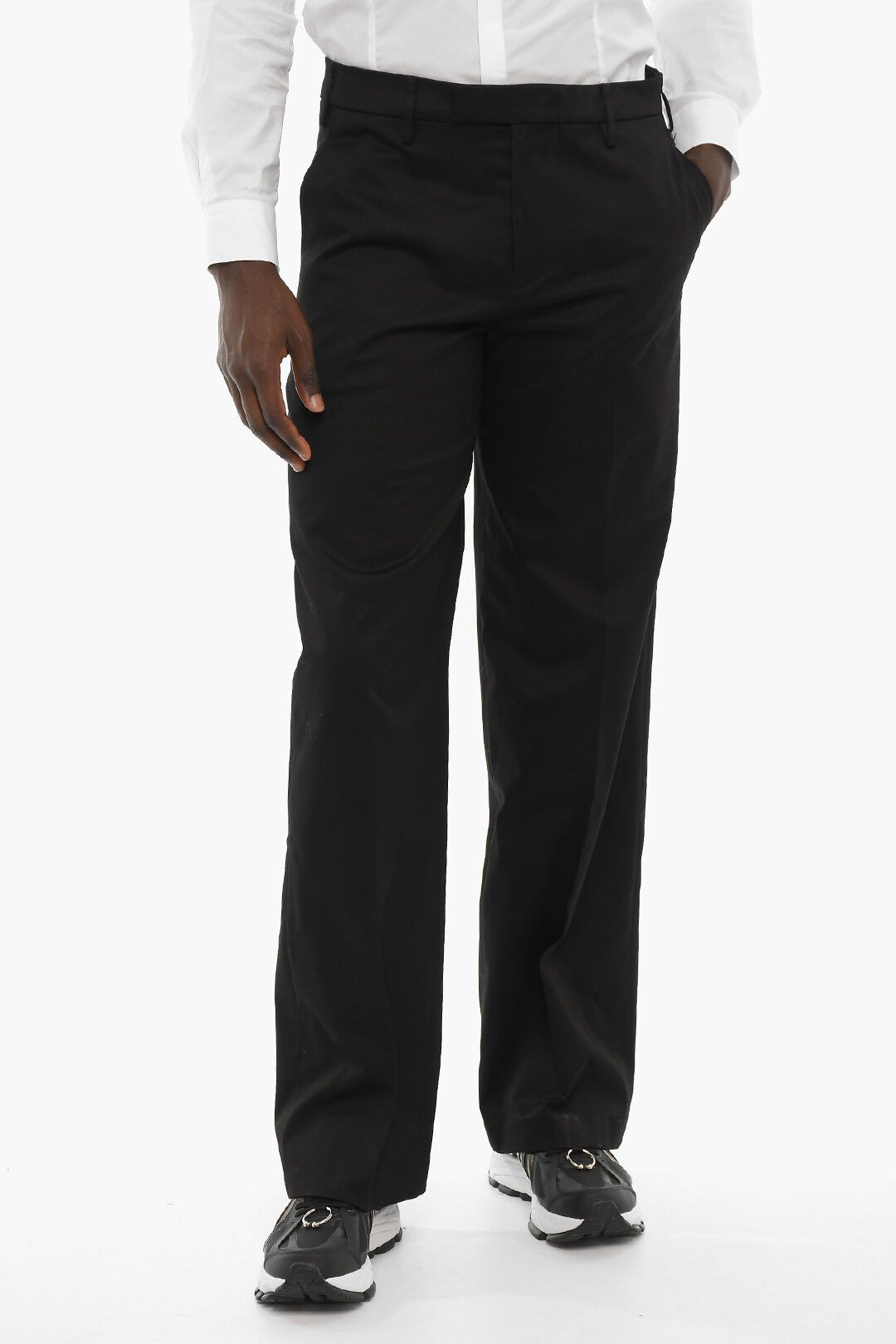 image of Neil Barrett Og1Mm1223 Pant In Black, Men's (Size 28)