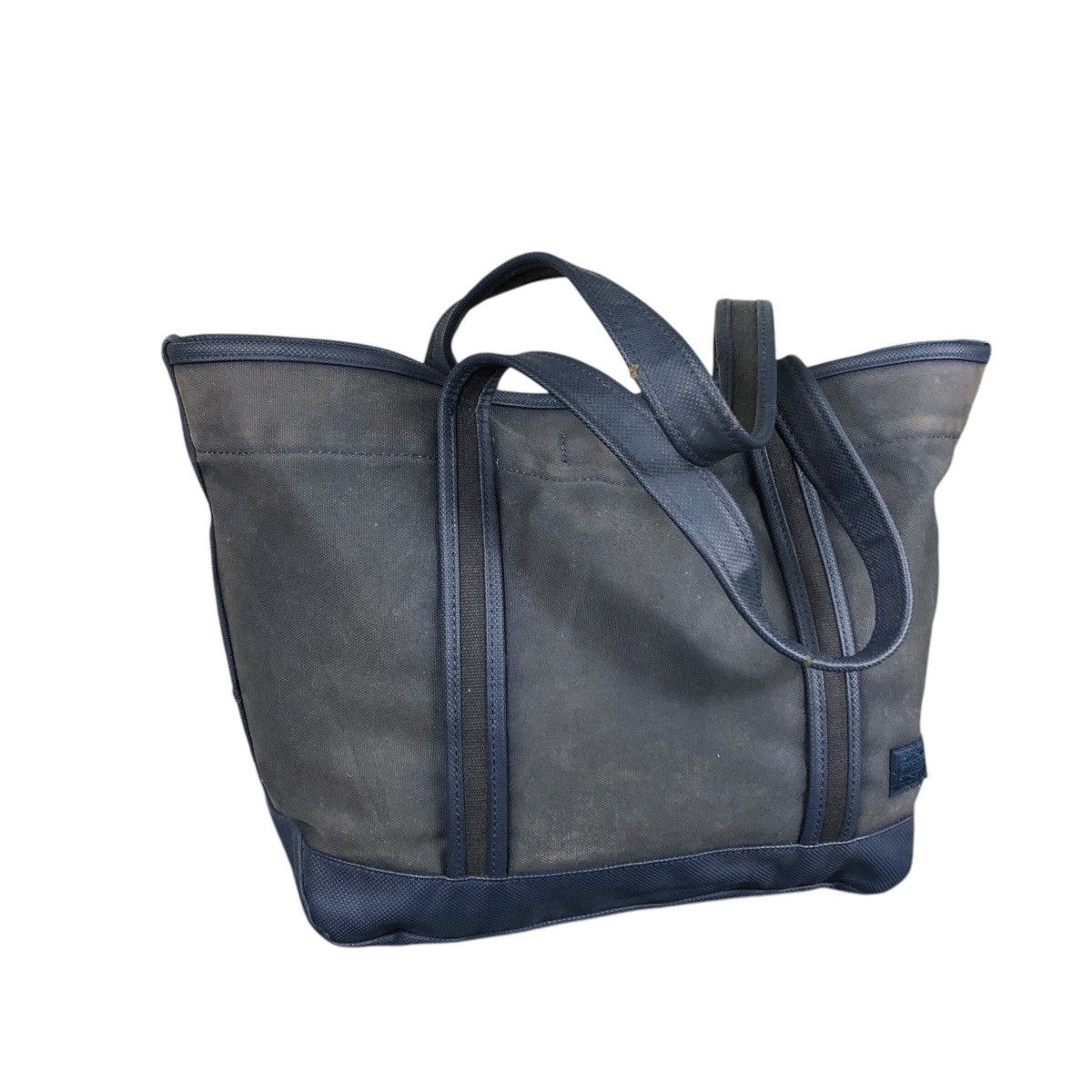 Japanese Brand 📌Vintage Porter Made in Japan Tote Bag Duck Canvas Detroit Size ONE SIZE - 6 Thumbnail