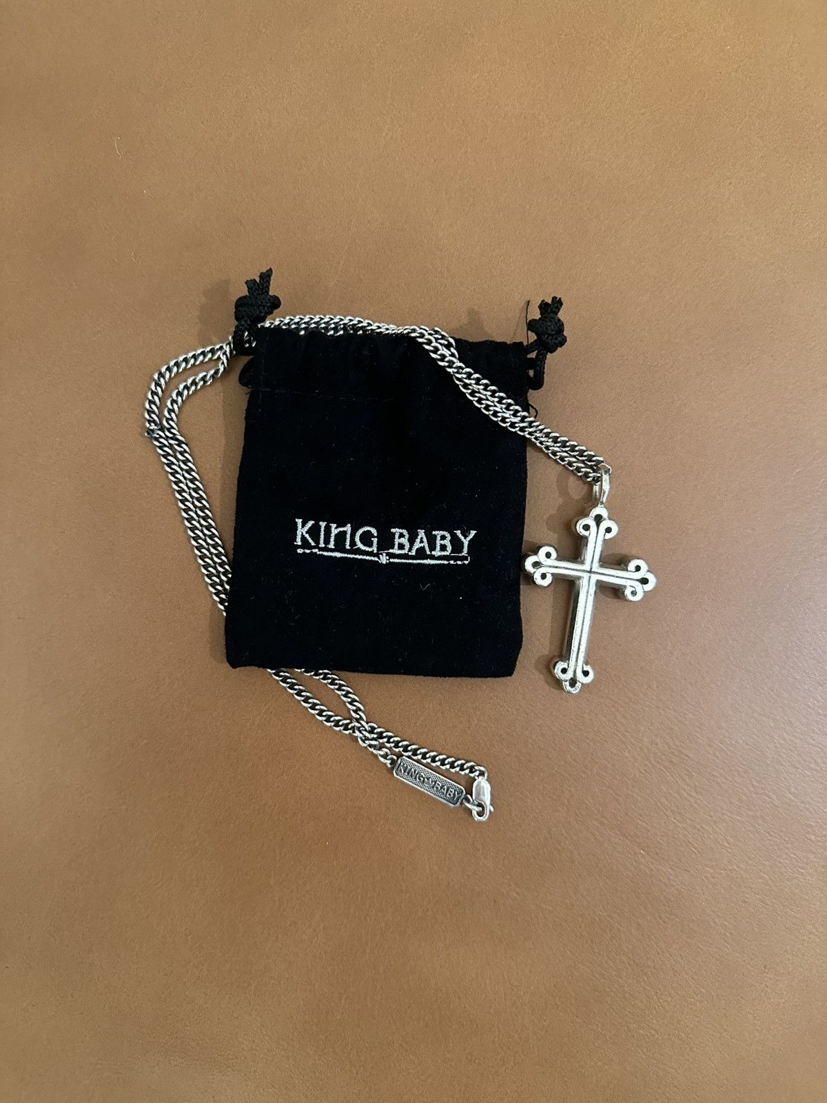 King Baby Studio King Baby Studio Sterling Silver .925 Gothic Cross Necklace Size ONE SIZE - 3 Thumbnail
