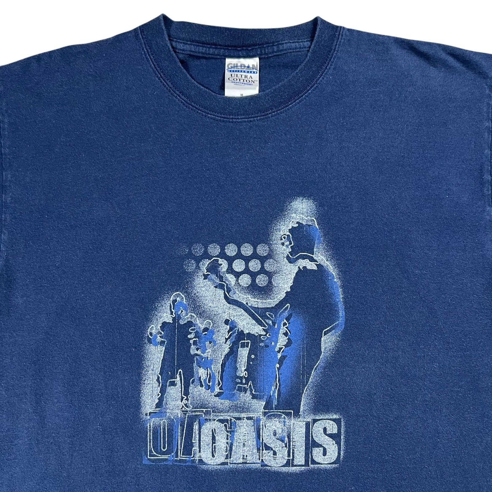 Band Tees × Gildan × Vintage Vintage Y2K Oasis Liam & Noel Gallagher band tee (M) Size US M / EU 48-50 / 2 - 2 Thumbnail