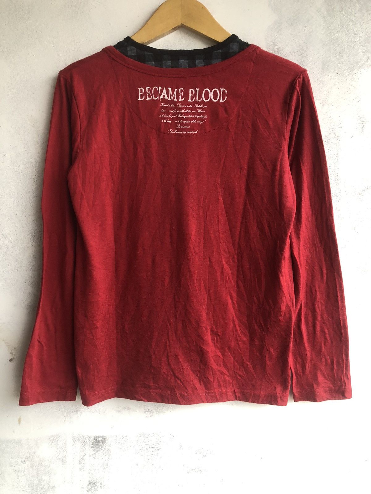 Hysteric Glamour Japanese Gothic Tribal Poem Double Layer Rock Punk Style Size US M / EU 48-50 / 2 - 3 Thumbnail