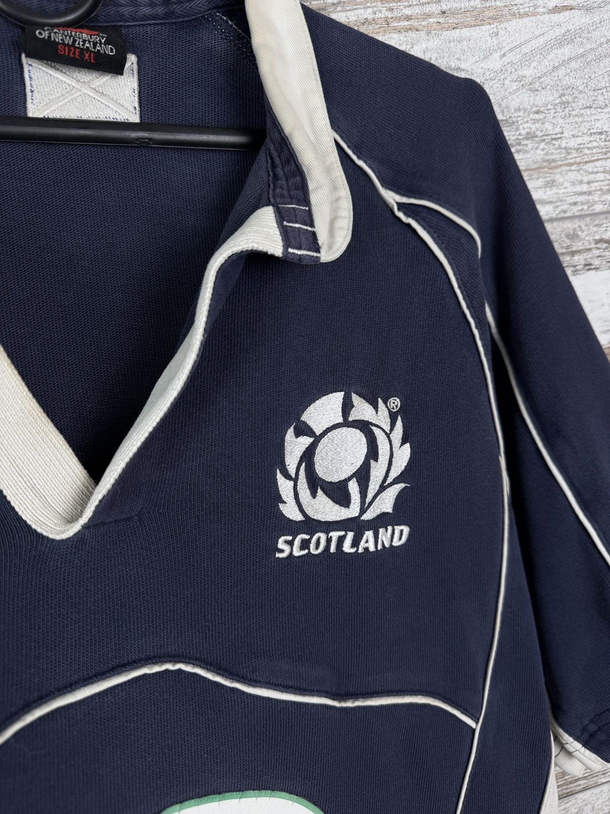 Vintage Mens Vintage Canterbury Scotland rugby polos T-shirt jersey Size US XL / EU 56 / 4 - 8 Thumbnail