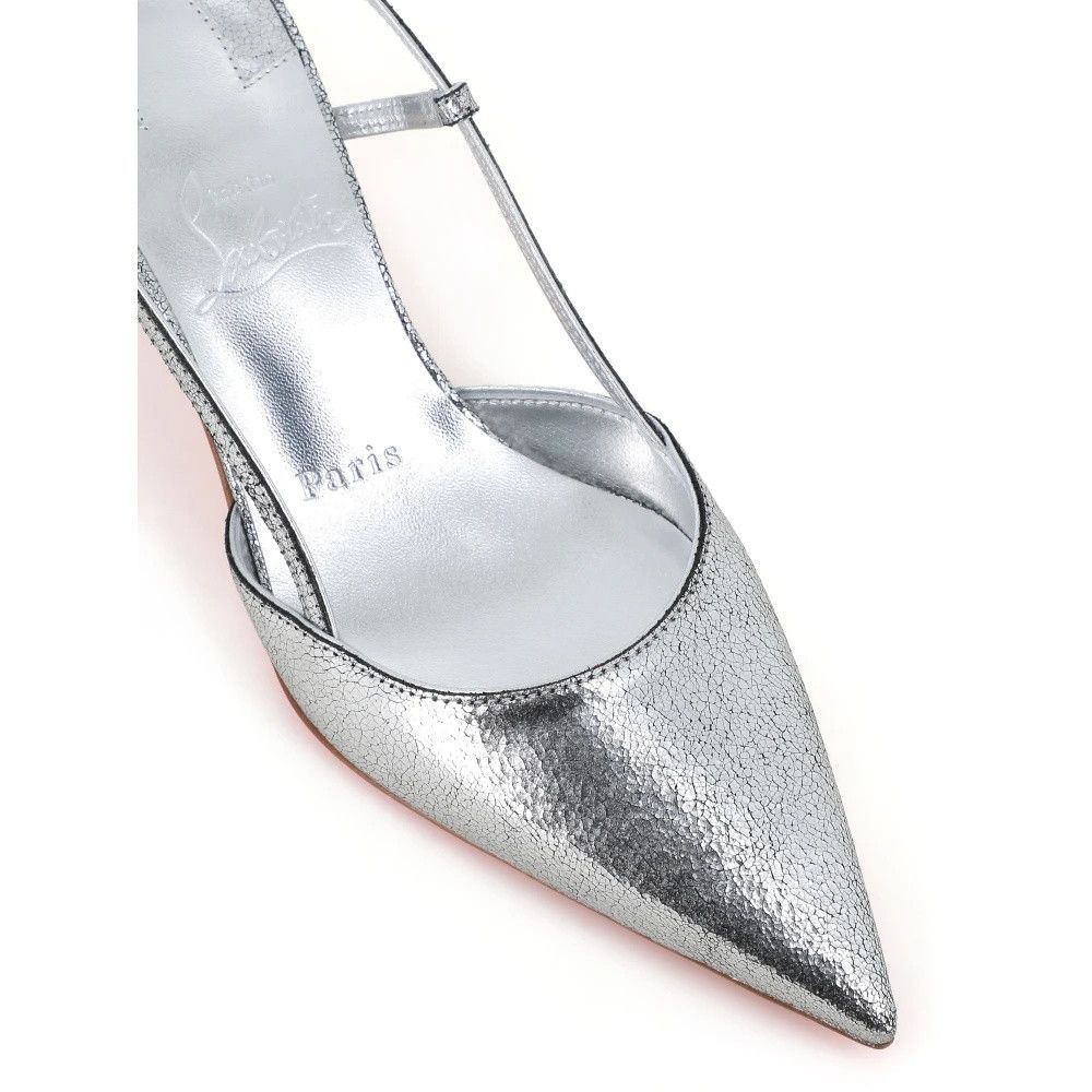 Christian Louboutin oc11z0625 Pumps in Silver Size US 8.5 / IT 38.5 - 5 Thumbnail