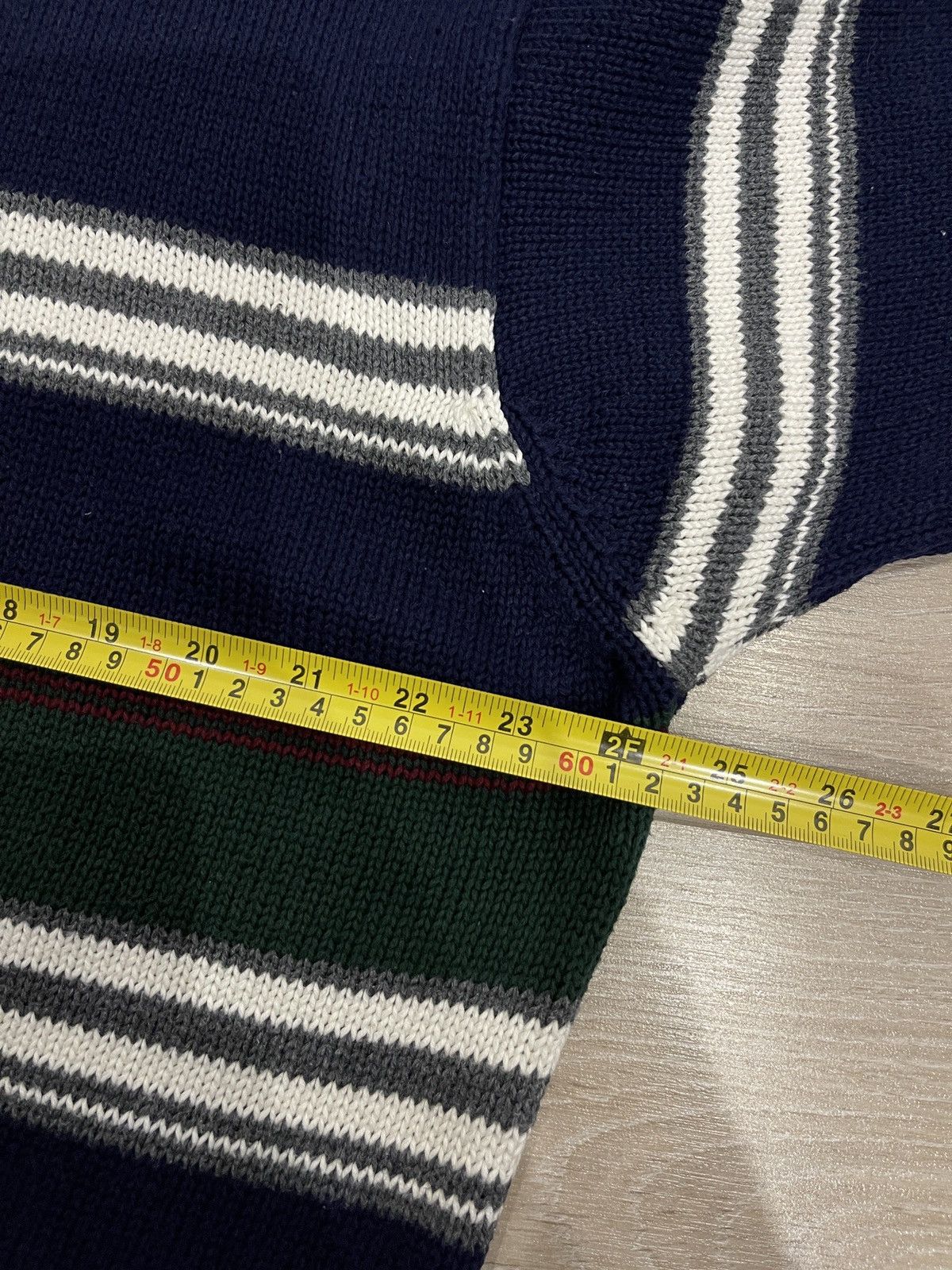 Izod × Vintage Vintage IZOD sweater jumper big logo rare dark blue L Size US L / EU 52-54 / 3 - 11 Thumbnail