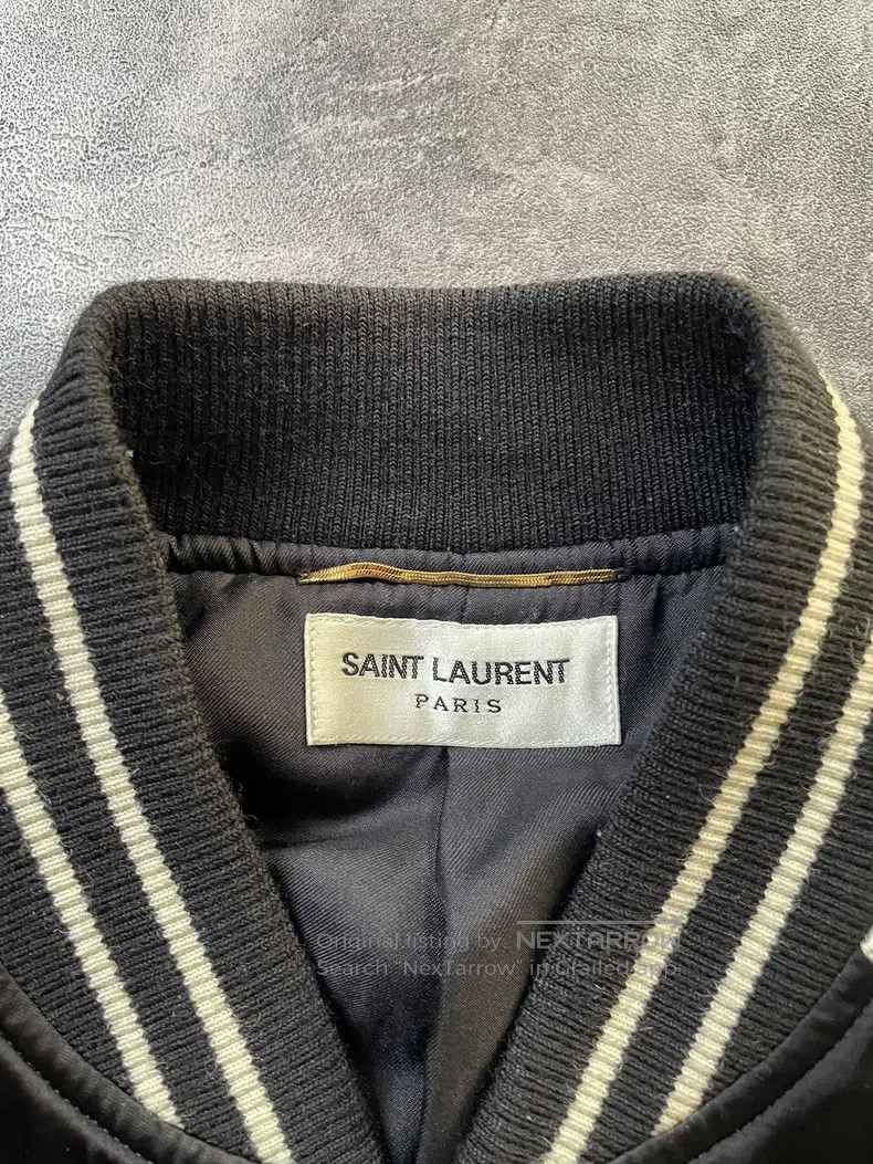 Saint Laurent Paris Saint Laurent Paris Patchwork polka dot back slogan silk j Size XS / US 0-2 / IT 36-38 - 5 Thumbnail