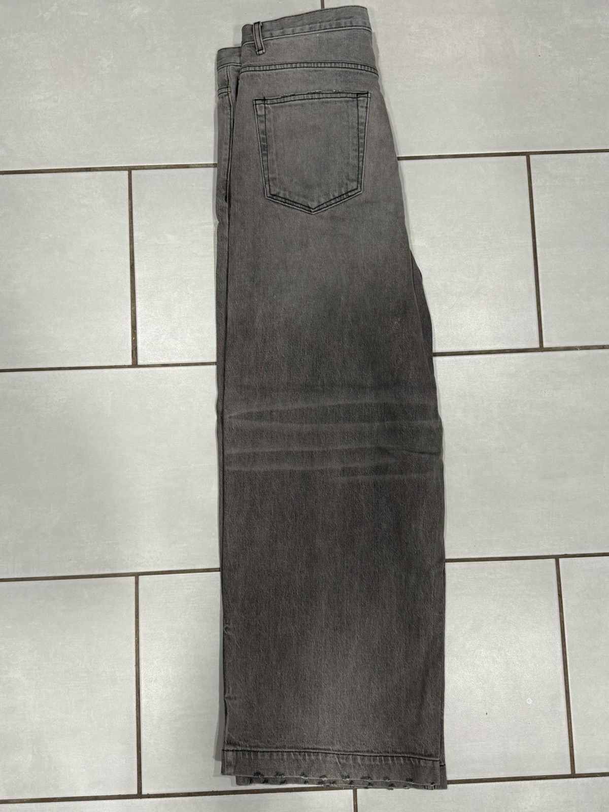 K-Two Studios Ktwo Studios Heavy Denim Grey Size US 33 - 3 Thumbnail