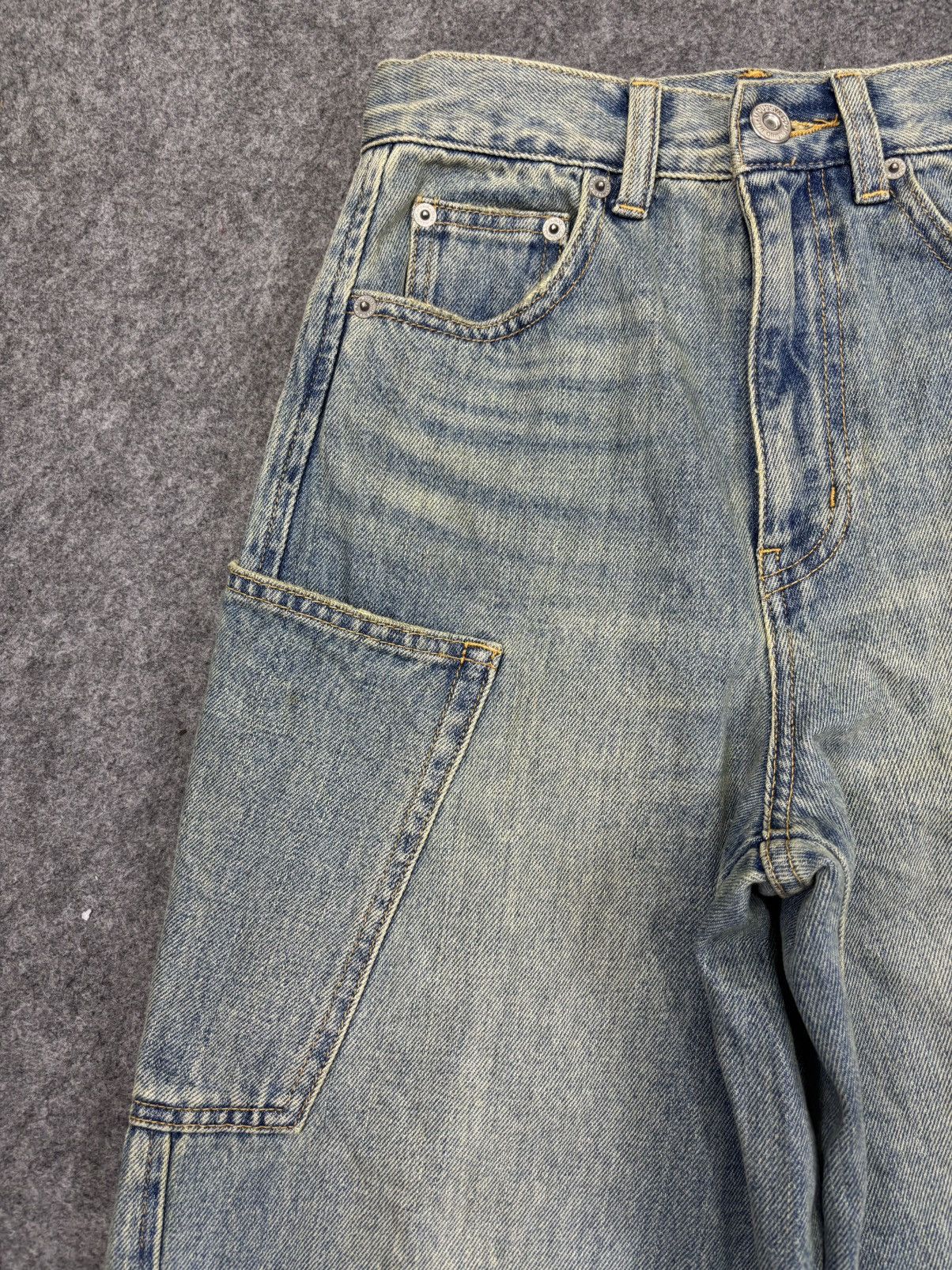MOUSSY 💥Super Balloon💥Archival Style Cargo Balloon Denim F927 Size 25" / US 0 / IT 36 - 4 Thumbnail