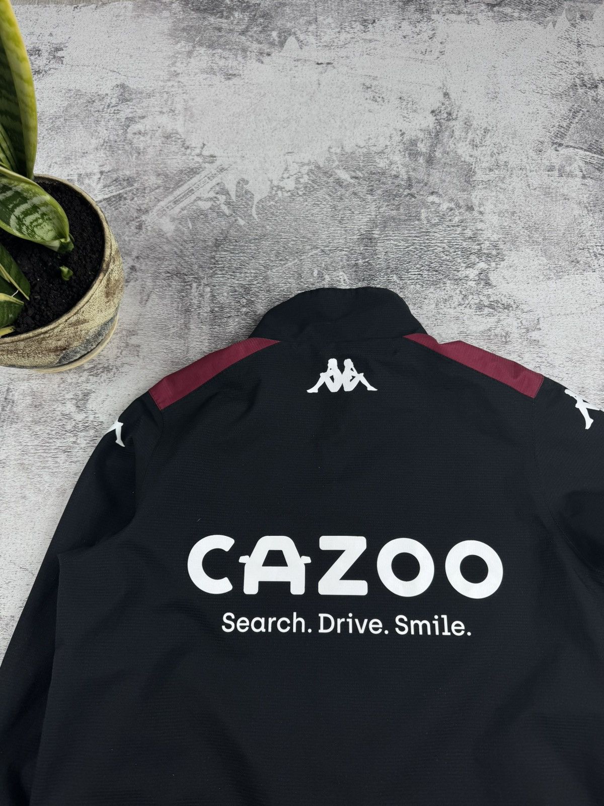 Kappa Aston Villa #35 Player Issue Match Worn Soccer Light Track Jacket Windbreaker Size US S / EU 44-46 / 1 - 13 Thumbnail
