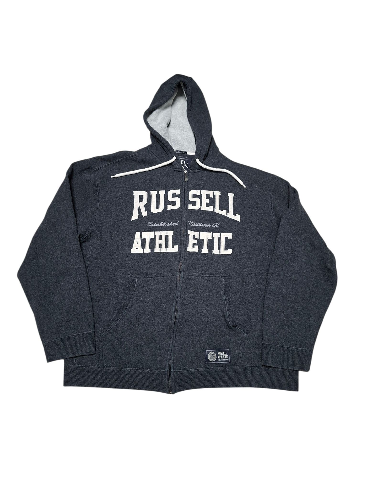 Russell Athletic RUSSELL ATHLETIC VINTAGE BIG LOGO ZIP HOODIE Size US XXL / EU 58 / 5 - 1 Thumbnail