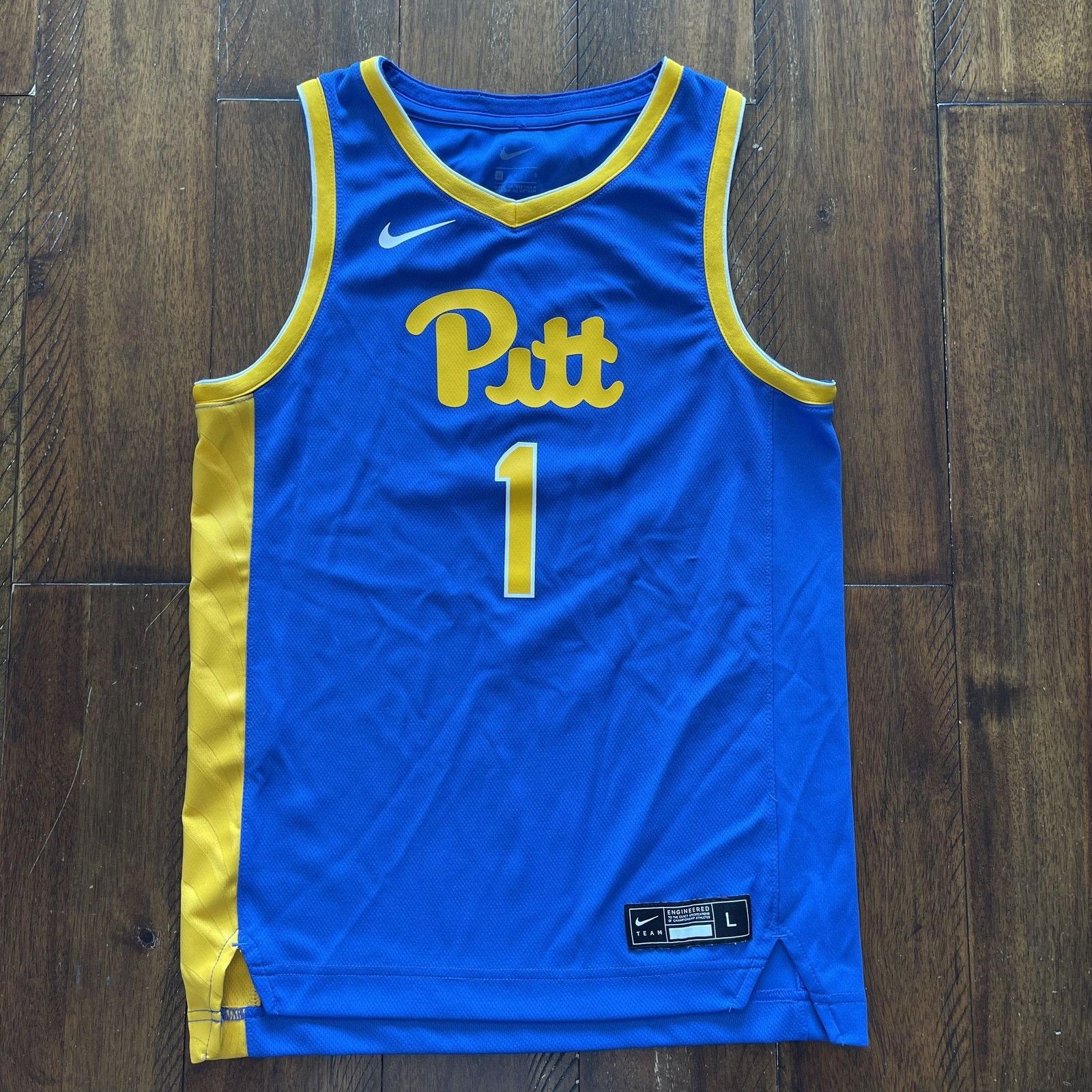 Nike Pittsburgh Panthers Jersey Kids L NCAA Basketball 1 Nike Size US L / EU 52-54 / 3 - 3 Thumbnail