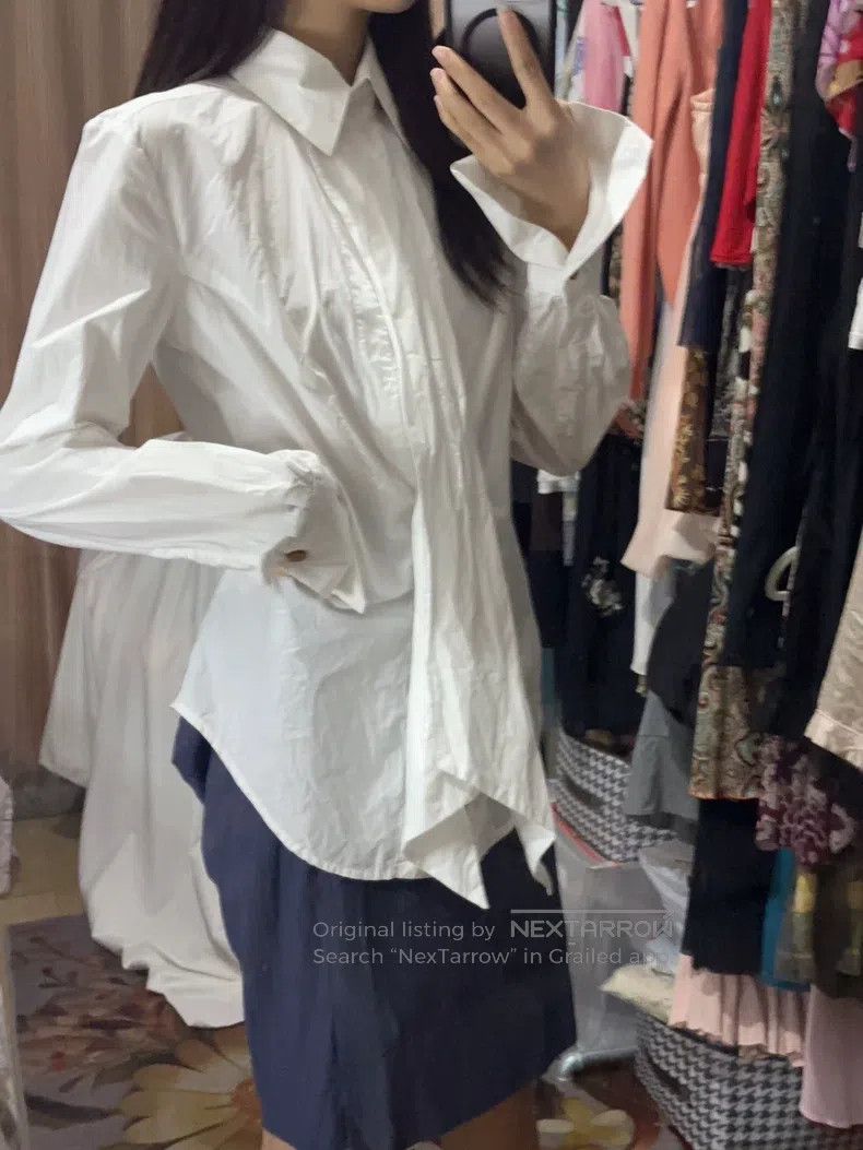 Vivienne Westwood Vivienne Westwood Alien-Shaped Structured Tie White Shirt Size S / US 4 / IT 40 - 1 Thumbnail