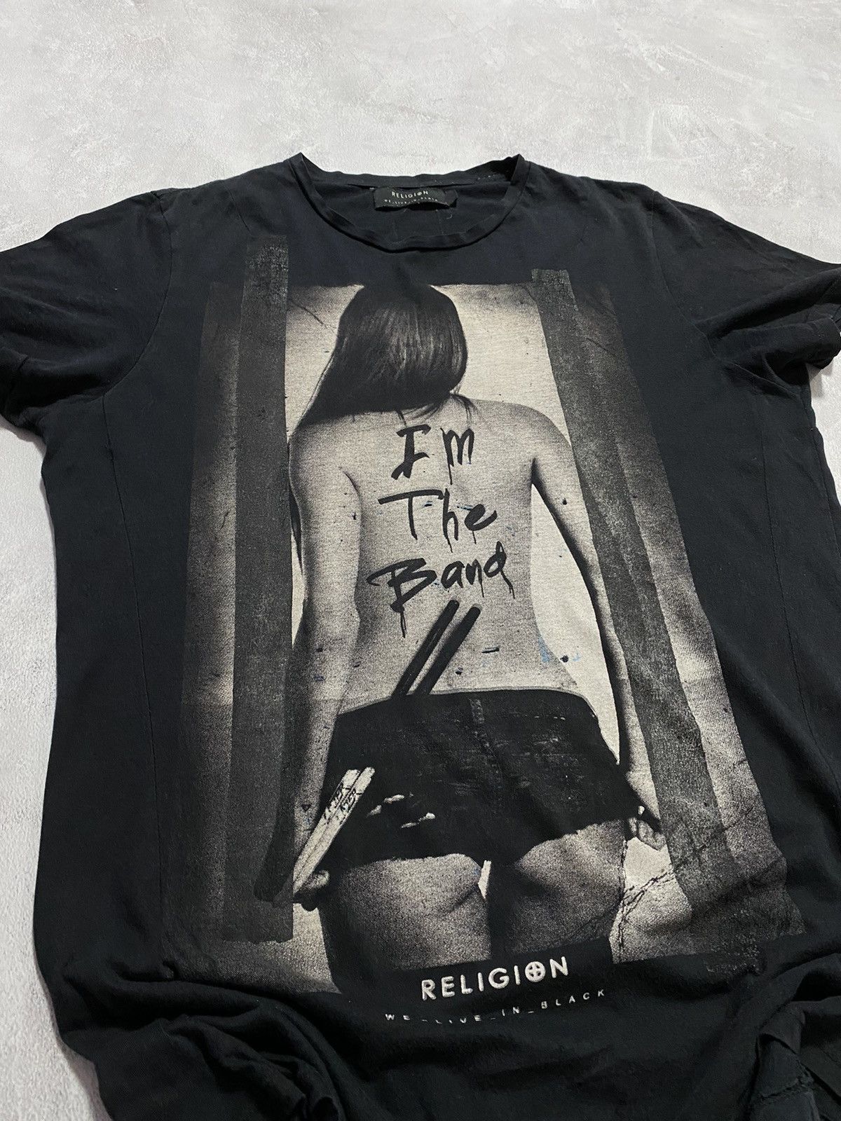 Band Tees 🗿 Vintage T Shirt Religion Big Ass Print Size US M / EU 48-50 / 2 - 2 Thumbnail