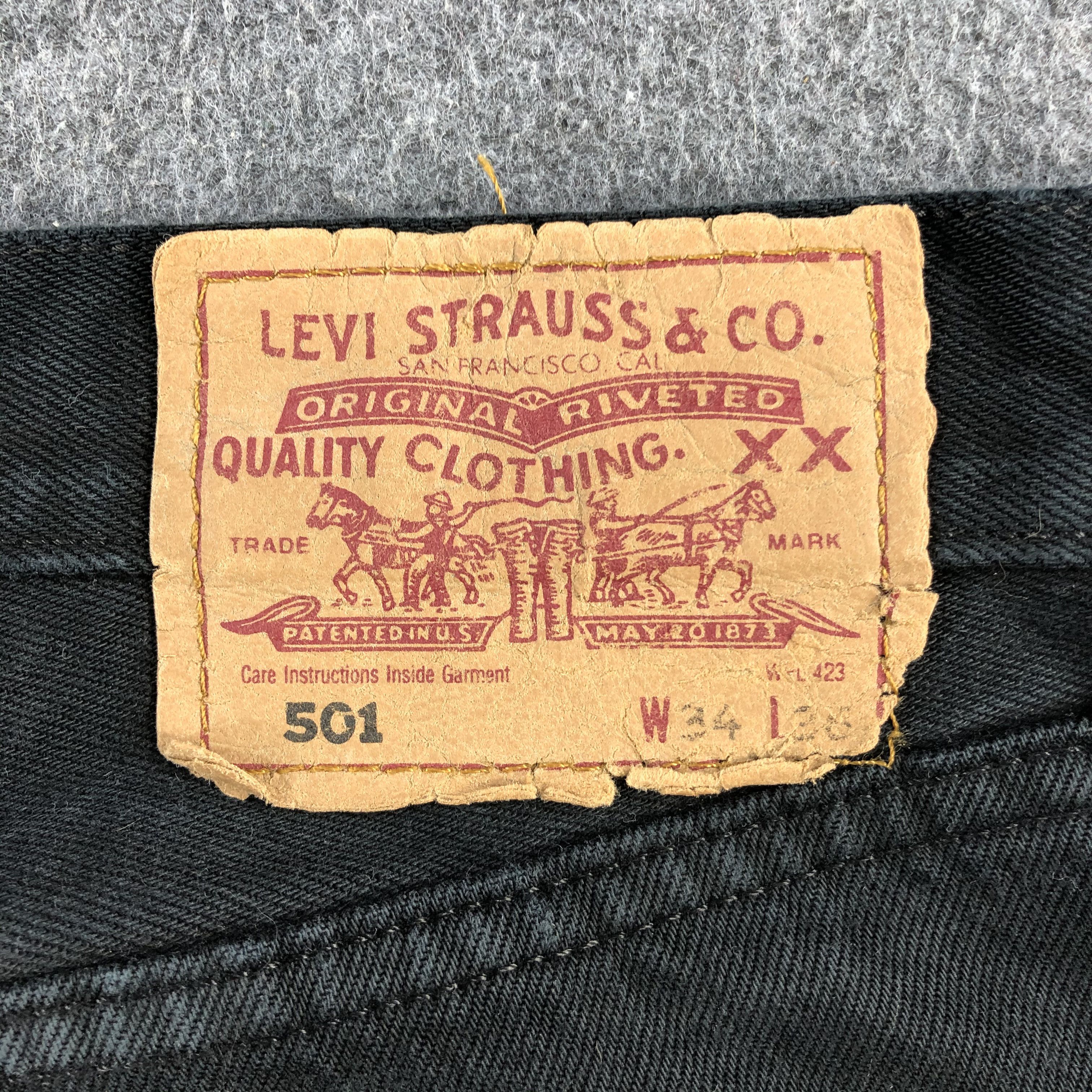 Levi's 90s Vintage Levis 501 Earth Tone Jeans-J1650 Size US 34 / EU 50 - 5 Thumbnail