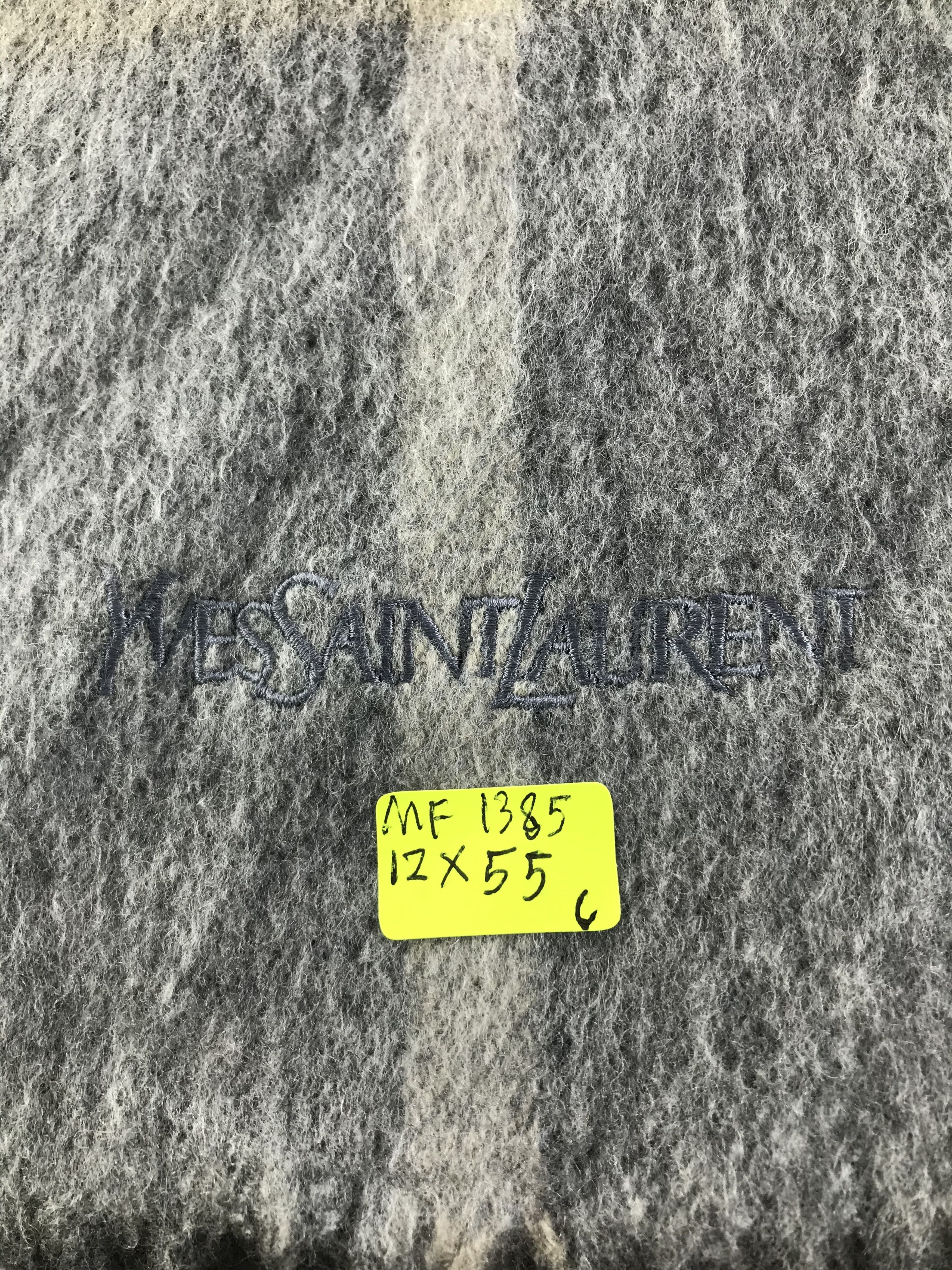 Yves Saint Laurent Vintage Yves Saint Laurent Scarf/Muffler/Neckwear MF1385 Size ONE SIZE - 9 Thumbnail