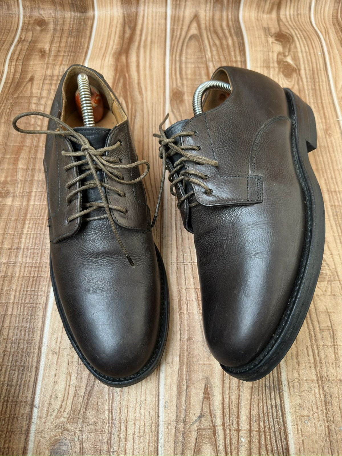 Viberg Viberg Dark Brown Derby Boots. Size US 7 / EU 40 - 8 Thumbnail