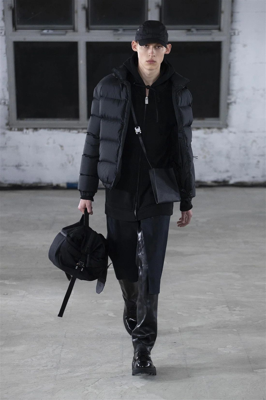 Pre-owned 1017 Alyx 9sm X Alyx Fw19 Alyx Mackintosh Parka Hoodie In Black
