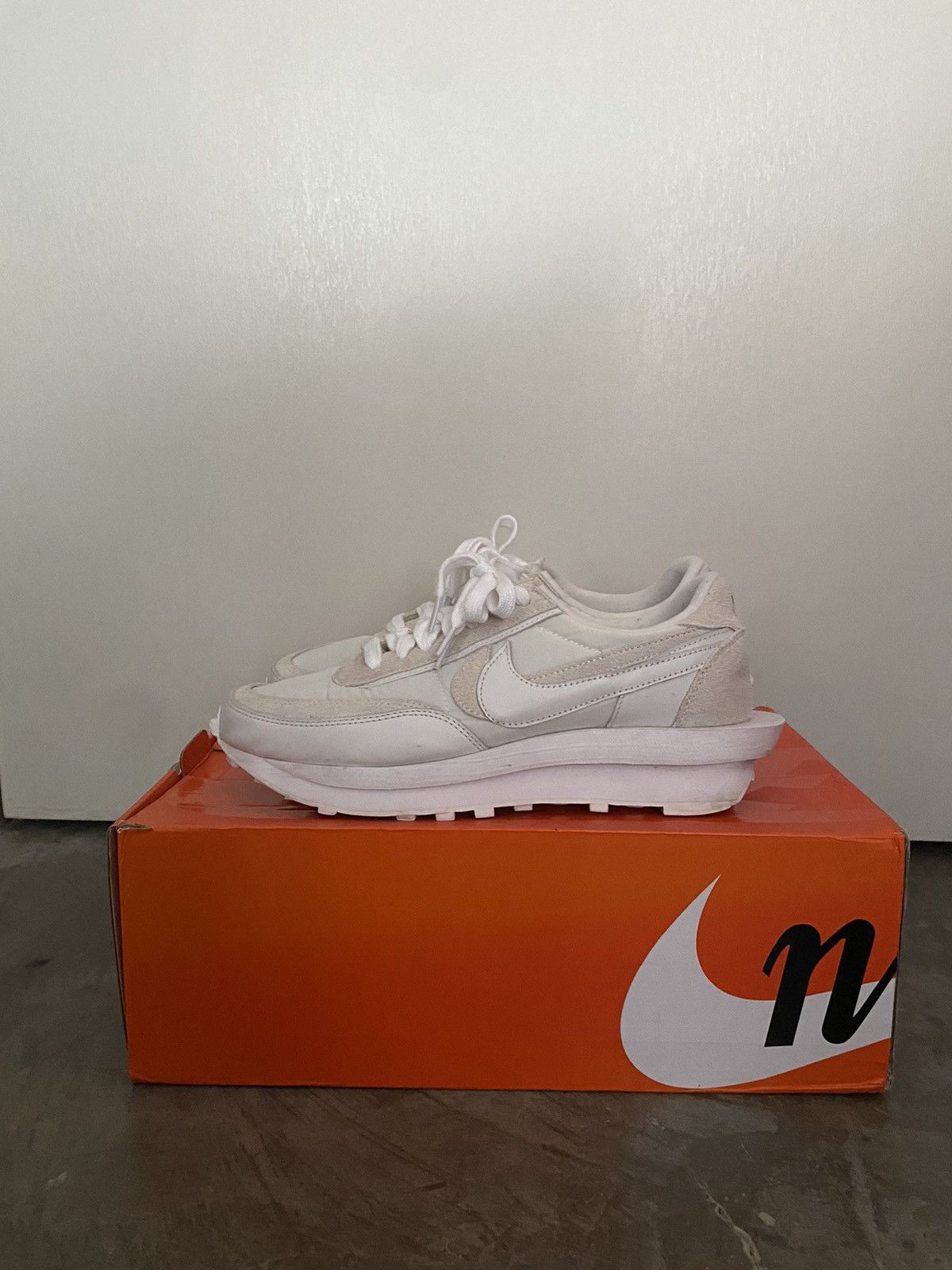 Nike × Sacai Nike Sacai LD Waffle White Nylon Size US 9.5 / EU 42-43 - 4 Thumbnail
