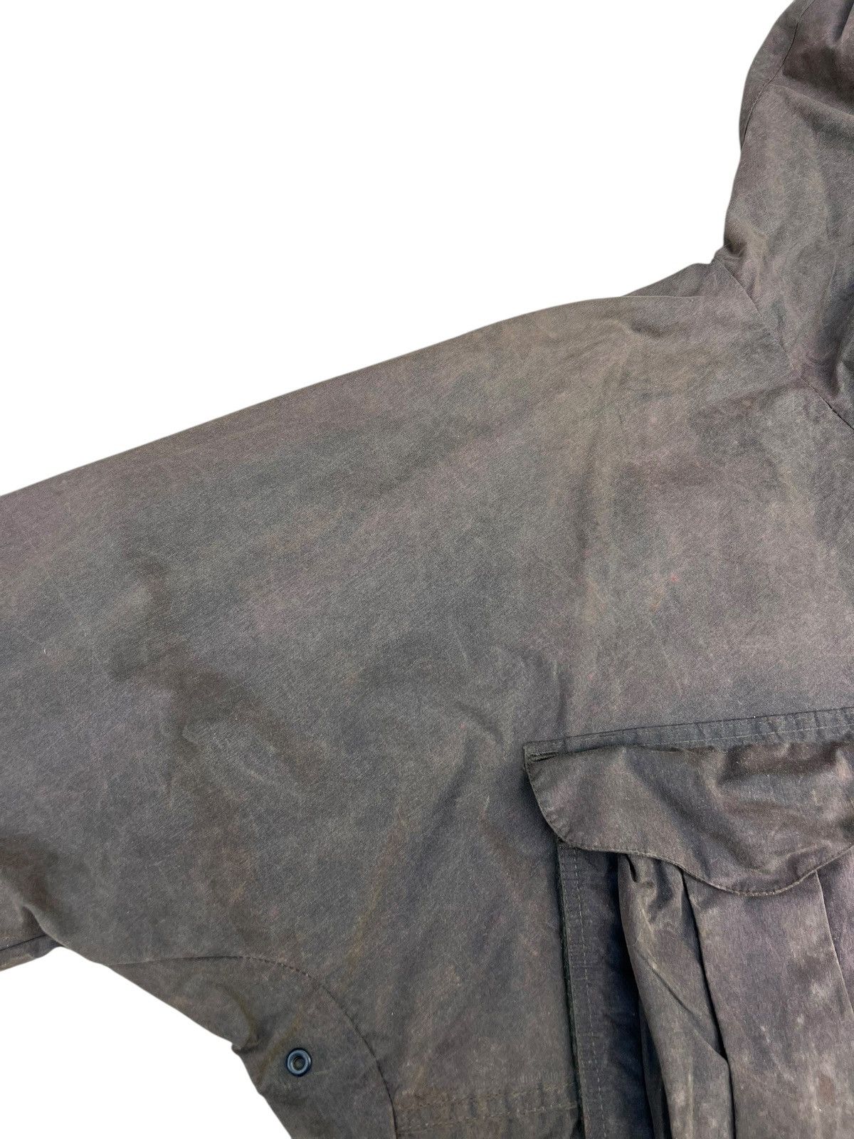 Filson Vintage 80s Filson Waxed Canvas Smock Hoodie Anorak Jacket Size US XXL / EU 58 / 5 - 6 Thumbnail