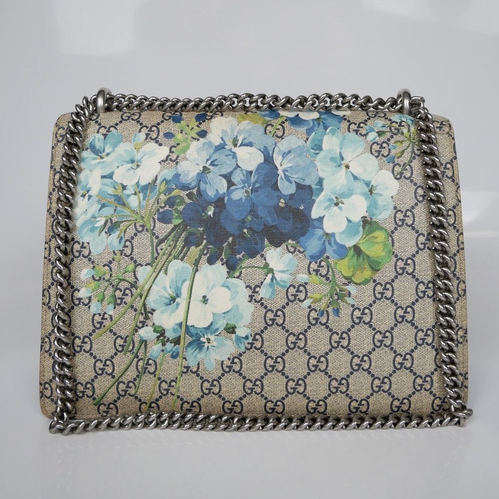 Gucci Gucci GG Blooms Dionysus Shoulder Bag (Blue) Size ONE SIZE - 4 Thumbnail