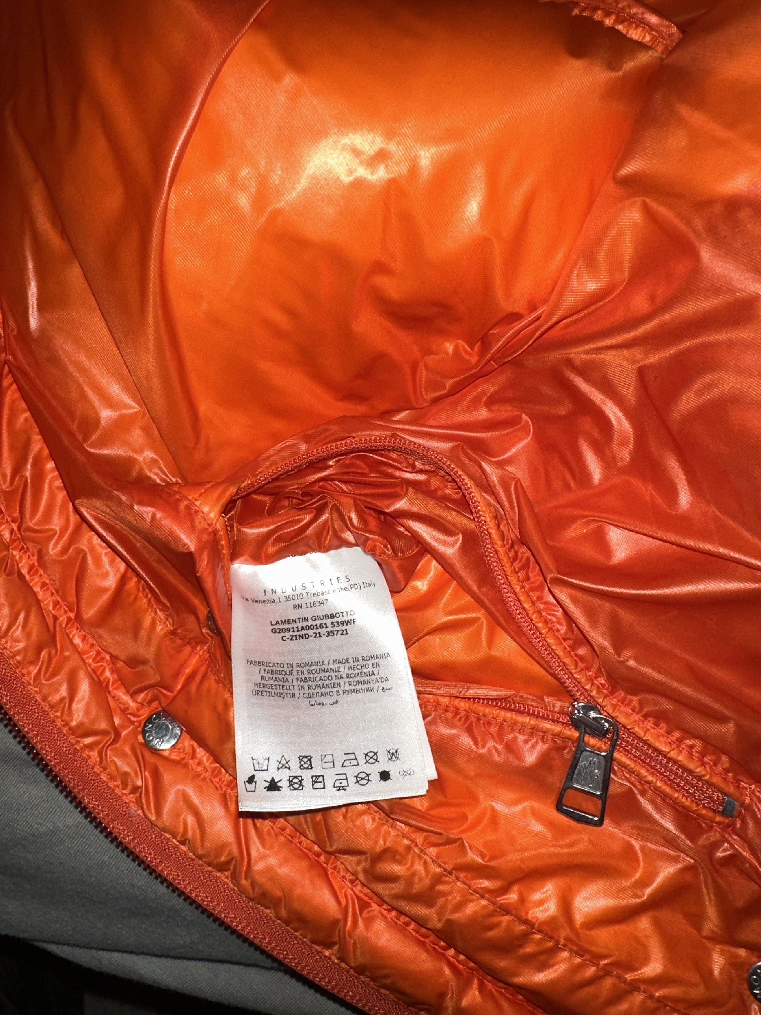 Moncler Moncler Puffer Jacket Orange Size US L / EU 52-54 / 3 - 7 Thumbnail
